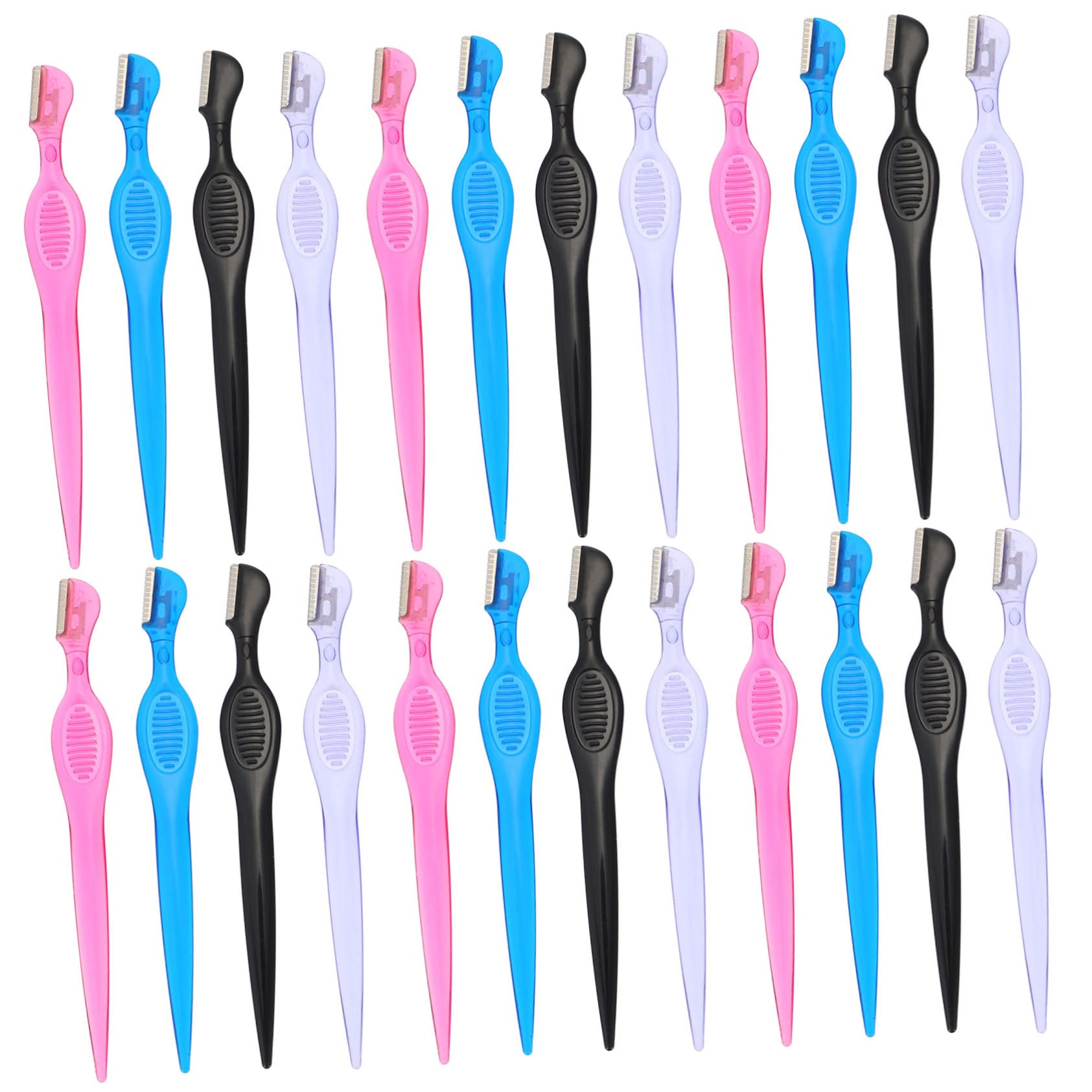 IWOWHERO Tool 24pcs Facial Shaver Blades Eyebrow Trimmer Safe for Sensitive for Travel