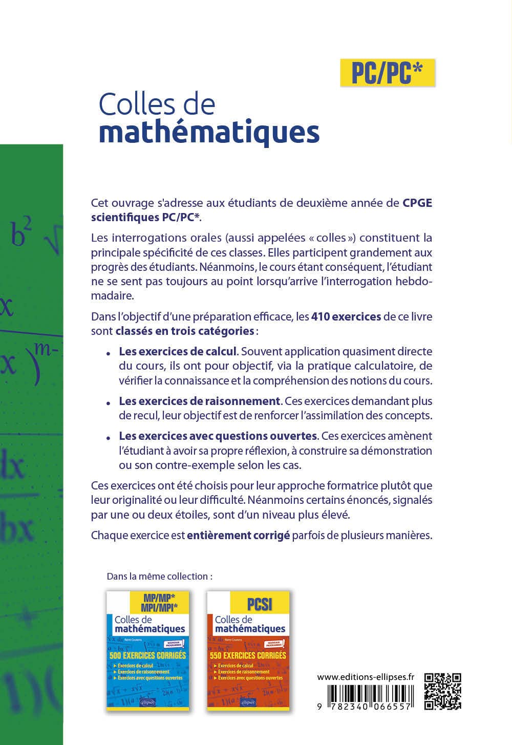 Colles de Mathématiques PC/PC*