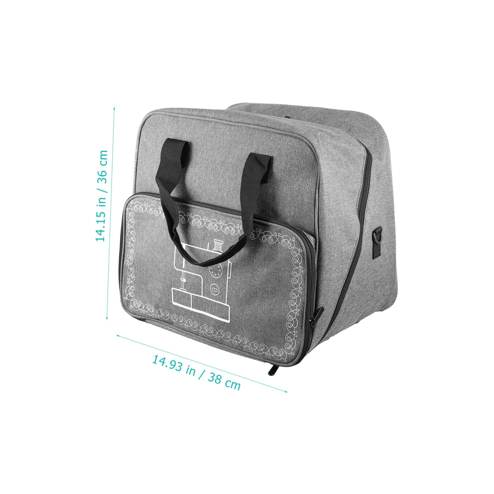 Sewroro Sac De Rangement pour Machine à Coudre Oxford Étui De Voyage Portable avec Poignée pour Ranger Outils De Couture Et Accessoires