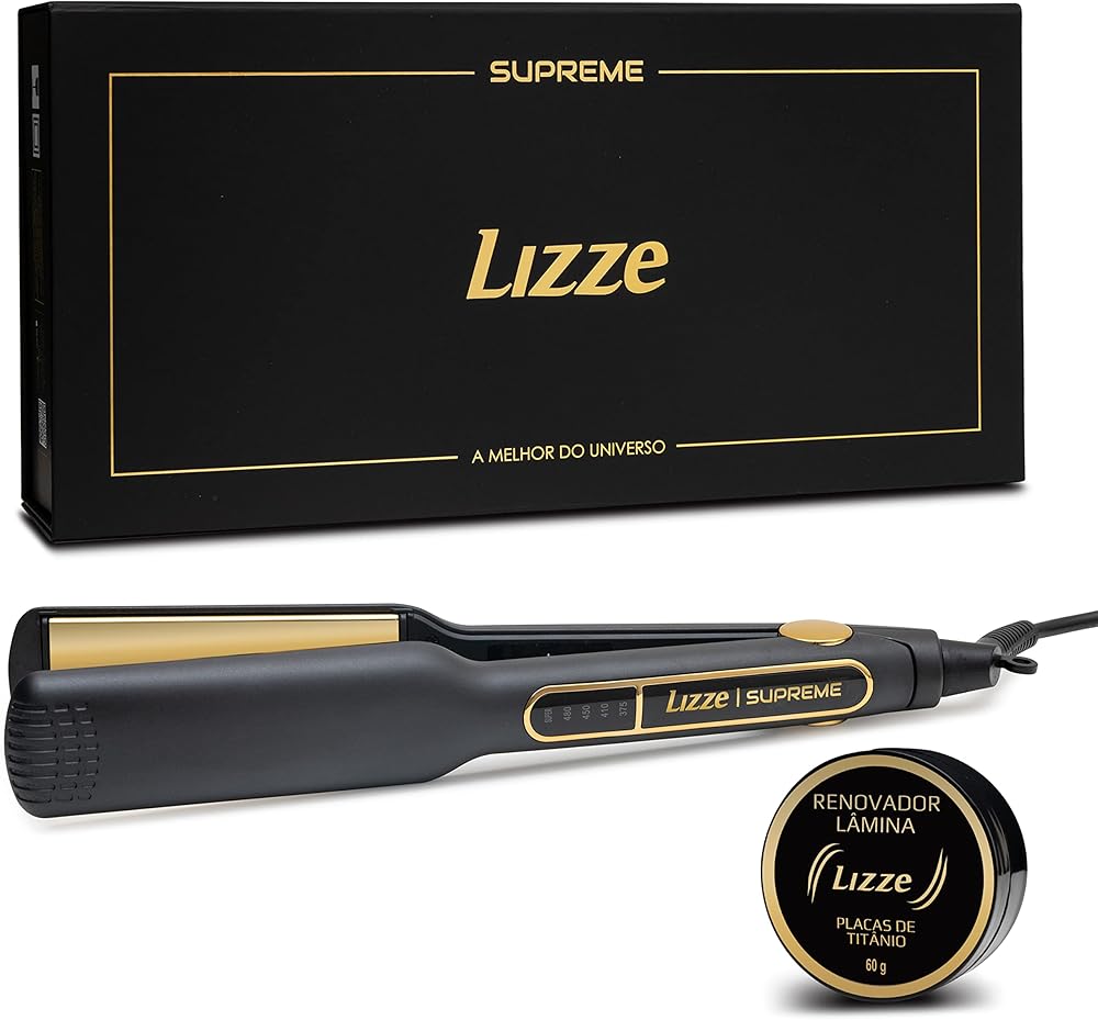 Lizze Supreme professional titanium hair straightener (BRAZILLIAN)