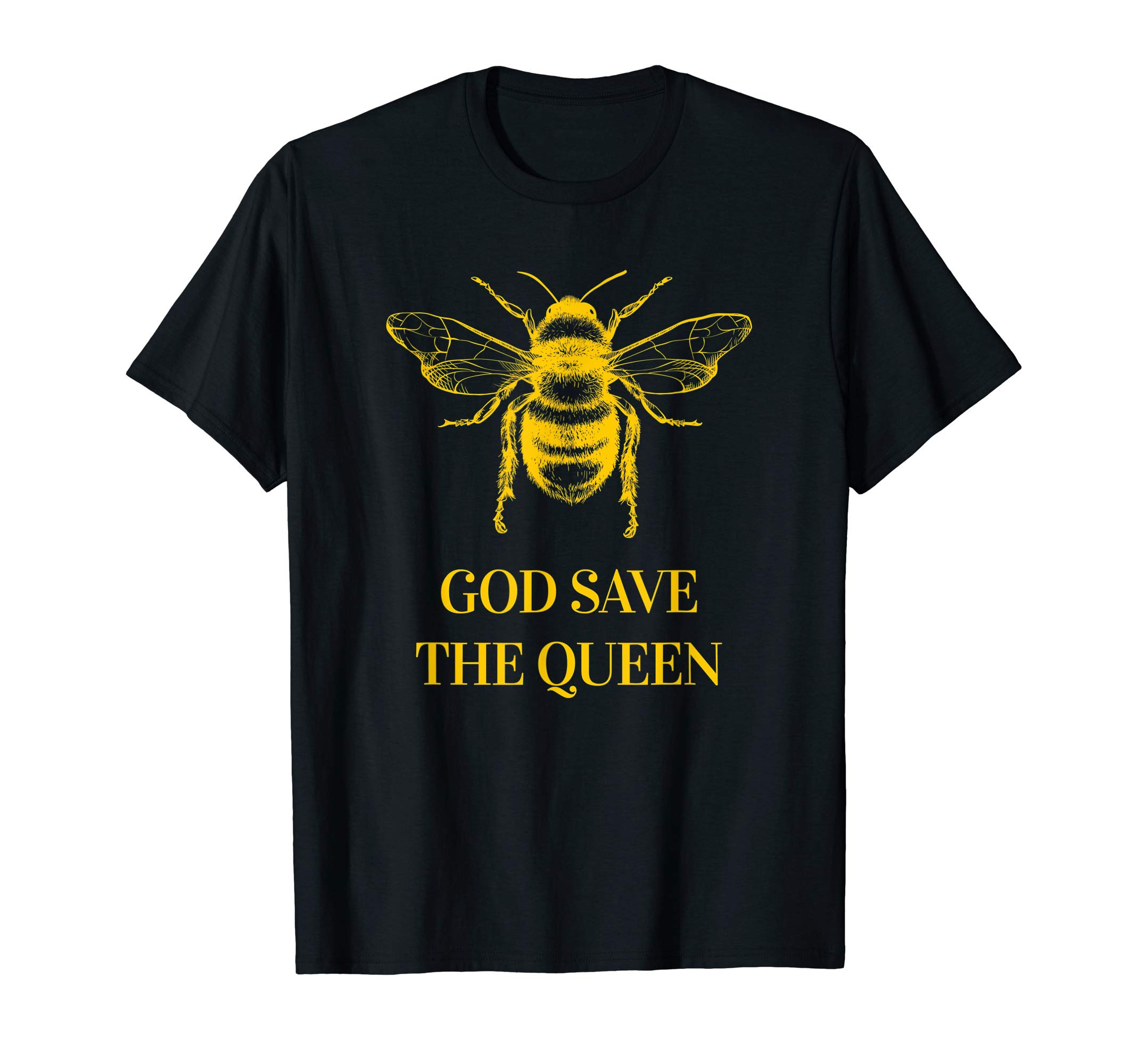 Bees Environmental Beekeeper DesignsGod Save The Queen Environmental Beekeeper Bees Apiculture T-ShirtOEKO-TEX STANDARD 100