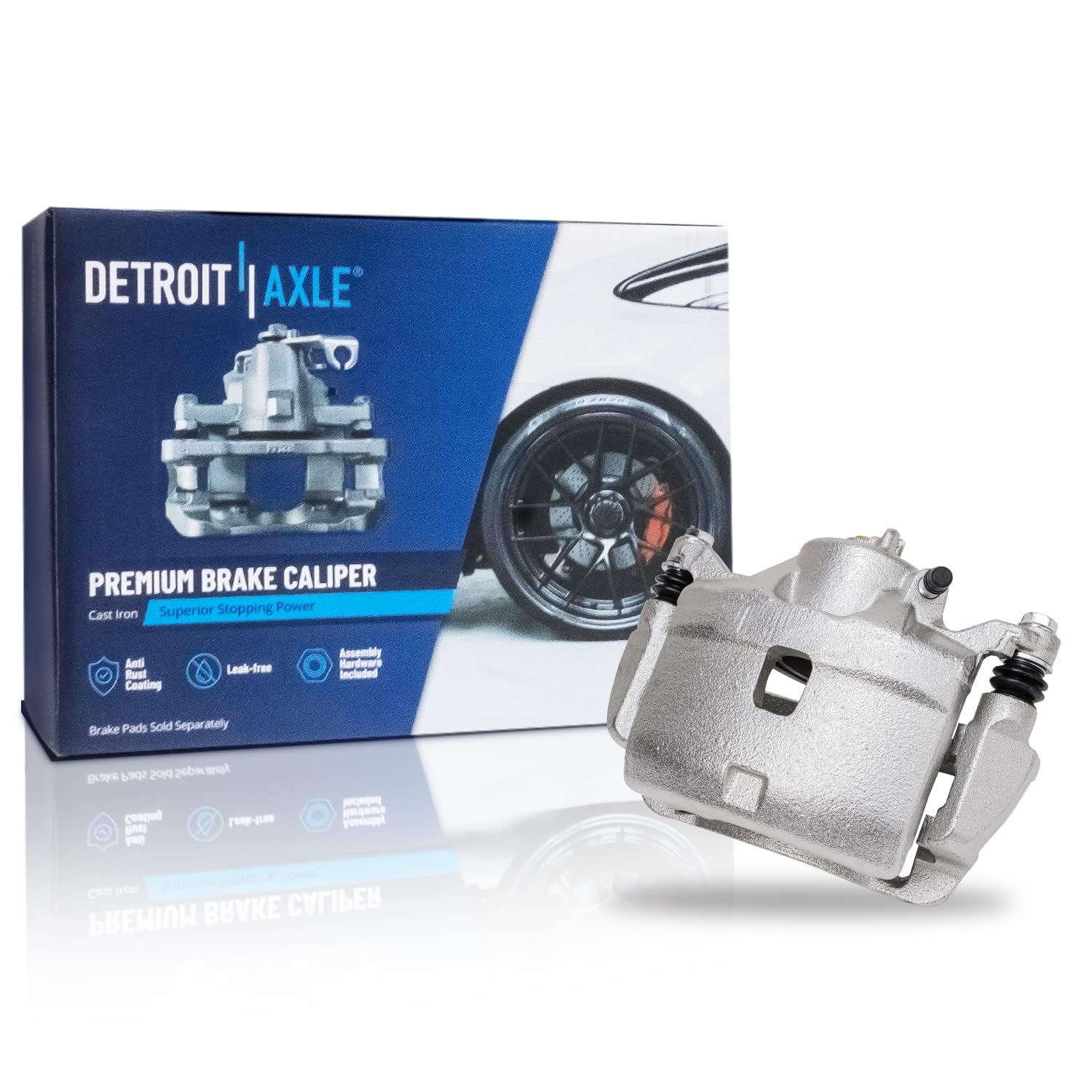 Detroit Axle - Front Right Brake Caliper w/Bracket for 2002-2011 Honda CR-V