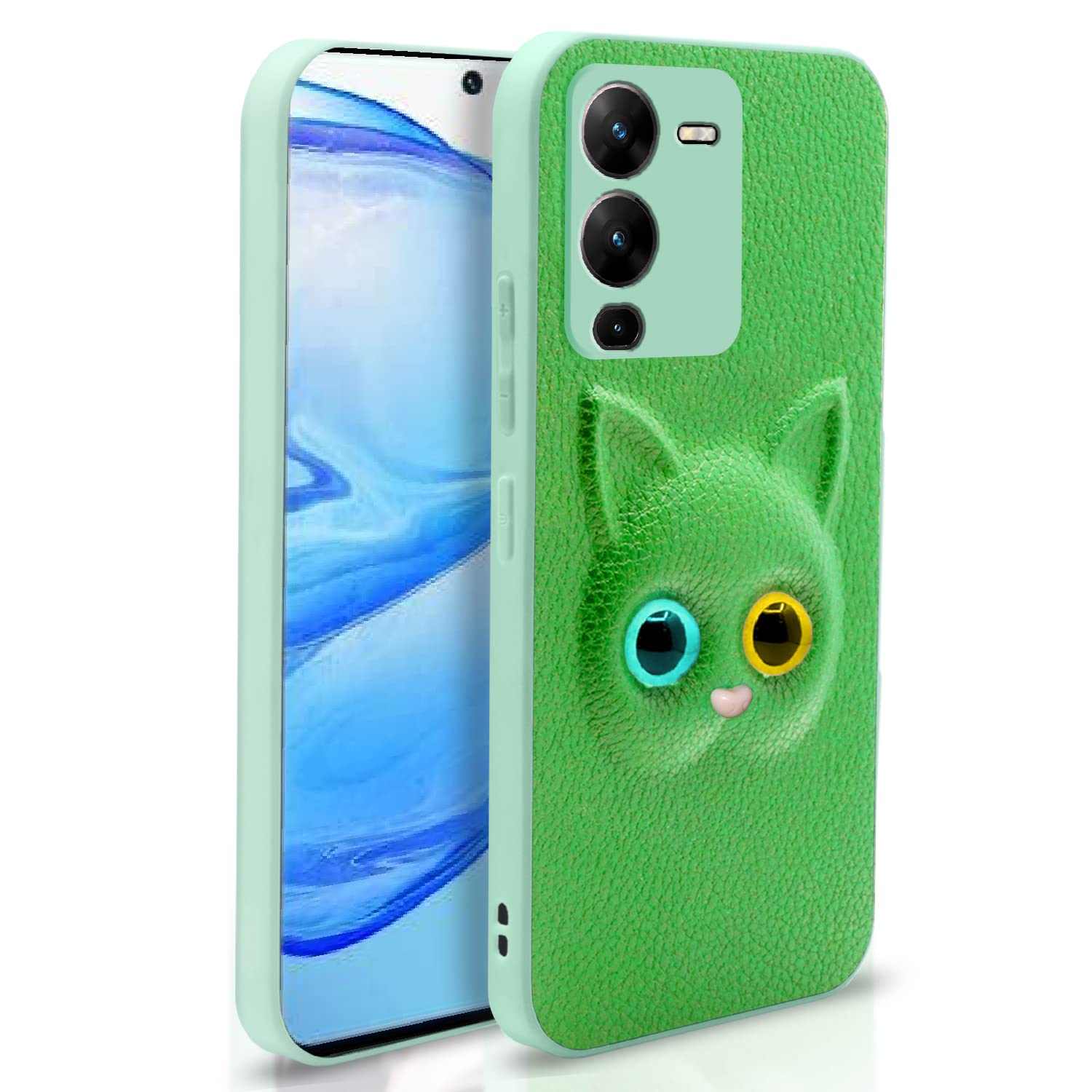 See full amazon price history chart for Pikkme Vivo V25 Pro 5G Back Cover for Girls | Cute Cat Leather Finish | Soft TPU | Case for Vivo V25 Pro 5G (Green) Pikkme Vivo V25 Pro 5G Back Cover for Girls | Cute Cat Leather Finish | Soft TPU | Case for Vivo V25 Pro 5G (Green) (B0C61CND7G) Amazon Price History, Amazon Price Tracker