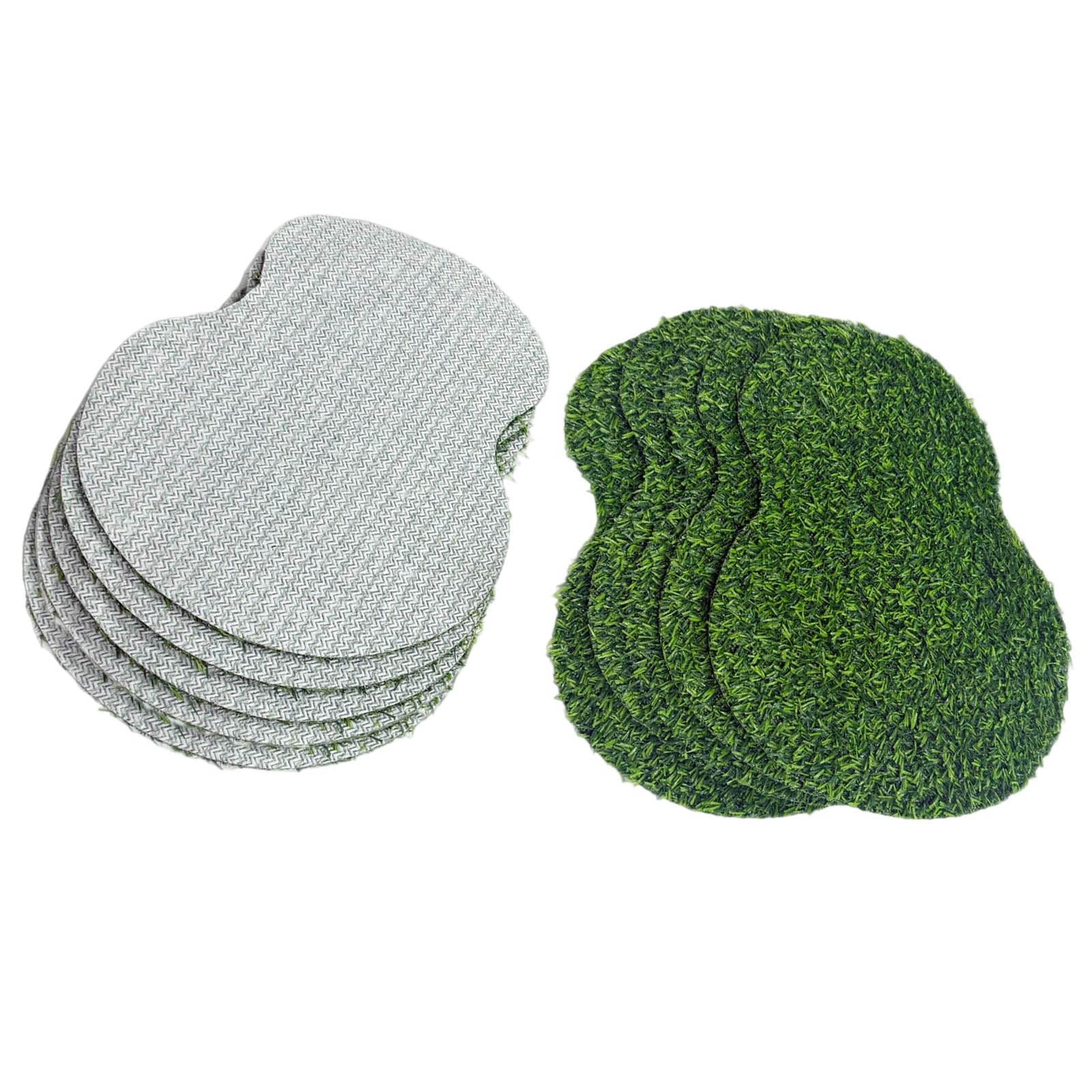 10 manteles Individuales de césped Artificial, Protectores de de Comedor fáciles de Usar, Antideslizantes, Accesorios de Comida para reuniones Familiares, Cubiertas de Multiusos