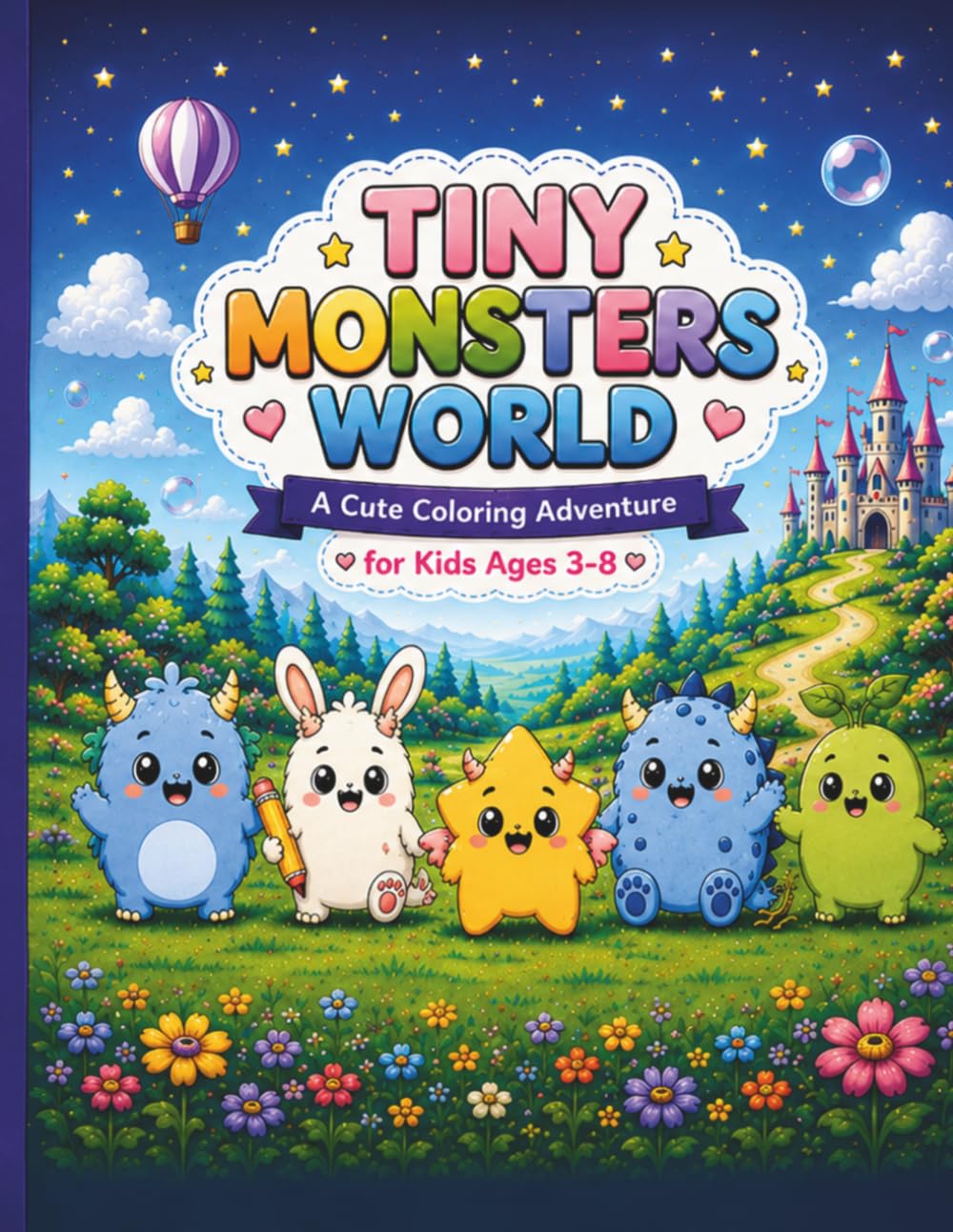 Tiny Monsters World: A Cute Coloring Adventure for Kids Ages 3-8 (Tiny Monsters World Adventures)