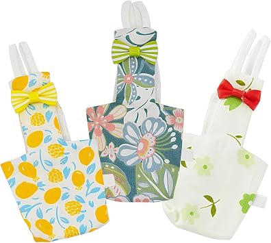 Bird Diapers Washable Clothes with Waterproof Inner | 3 Pieces Pigeon Pants Urine Wet Suit for Lovebirds Finches African Grey Cockatoos Budgerigar Conures Macaws Mynah