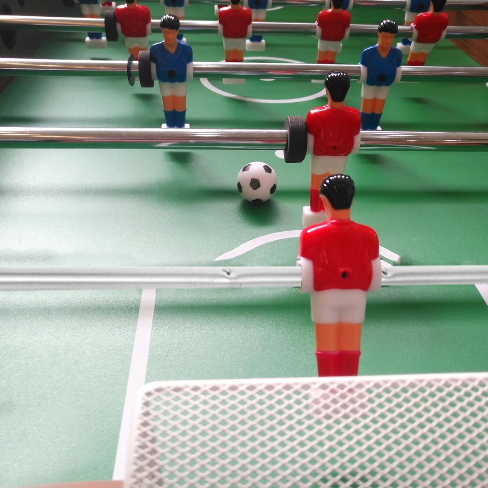 2pezzi Asta Per Calcio Balilla in Metallo Asta Azionamento Per Macchina Da Calcio Da Tavolo Accessorio Sostituzione Per Balilla Facile Installare e Riporre