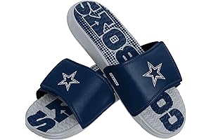 Dallas Cowboys NFL Men's Gradient Wordmark Gel Slide