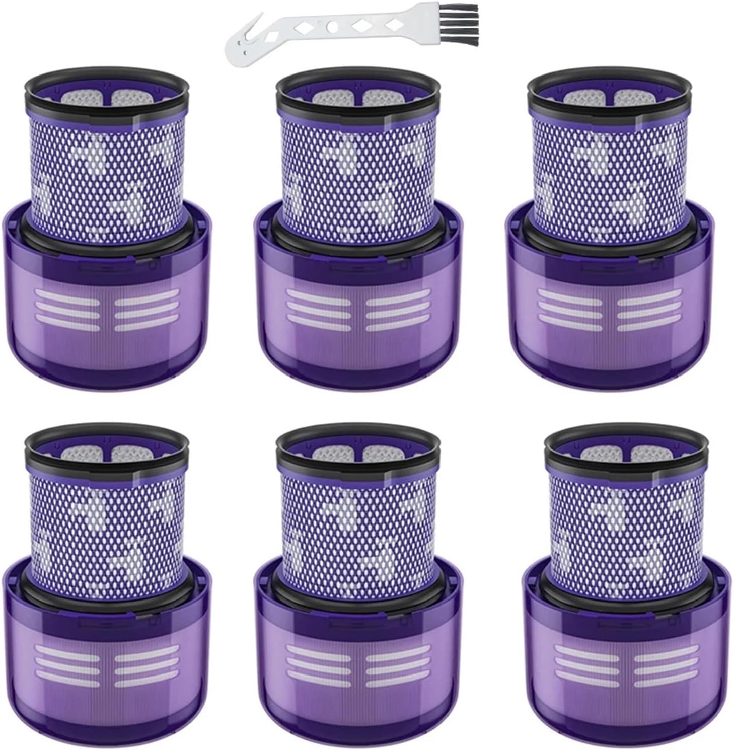 Vacuum Cleaner Washable Filter Accessories Replacement Spare Parts(Light green)