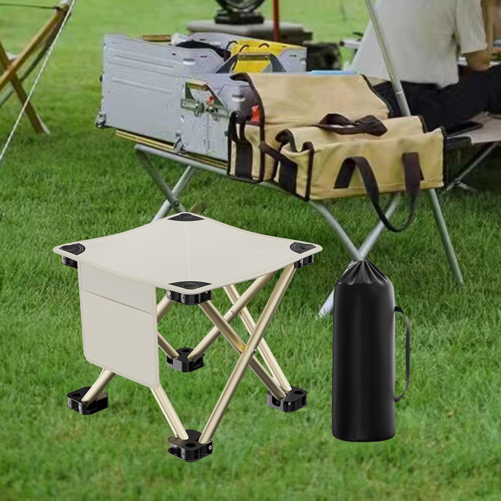 Sedia Caccia Pesca Campeggio Sedia Da Caccia Pieghevole Girevole A 360° - Portatile Per Pesca, Campeggio, Resistente 330 Libbre Sedia Pieghevole Per Pesca