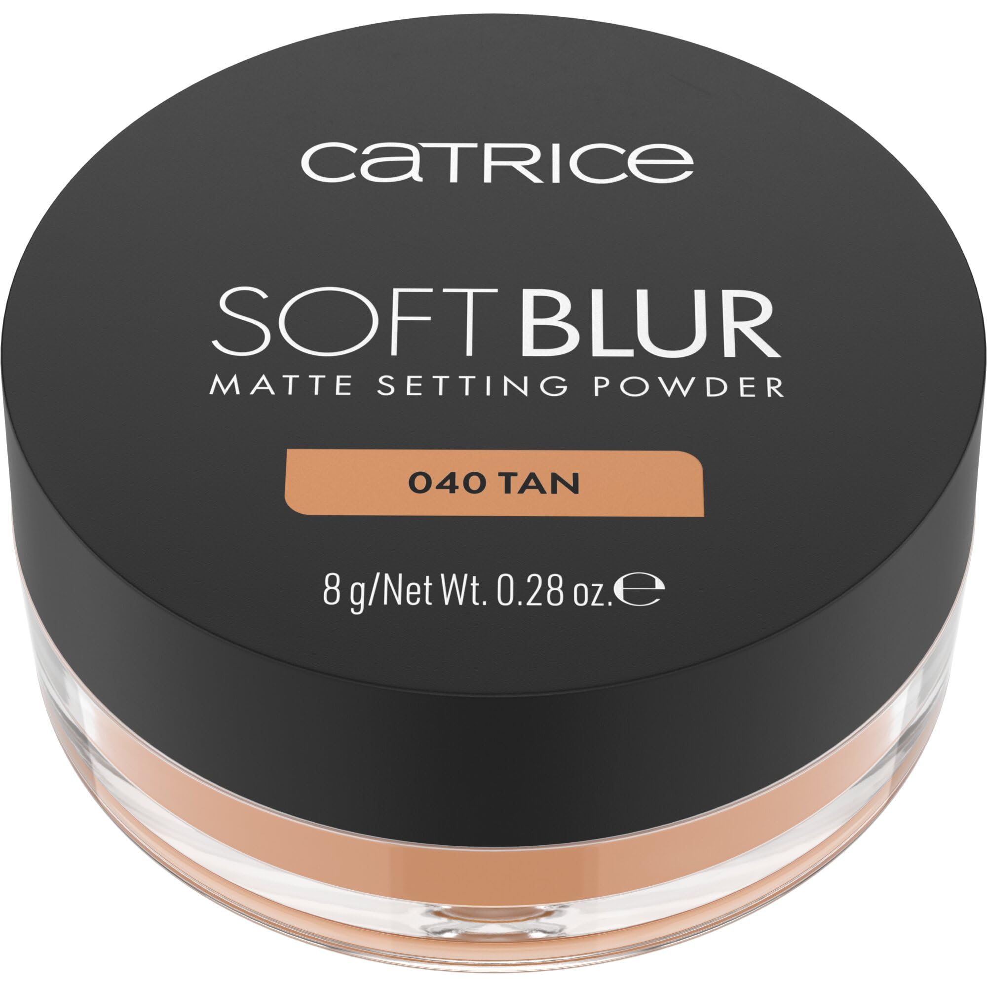 Catrice Soft Blur Matte Setting Powder 040 Tan for a mattified finish, breathable powder, long-lasting for setting make-up, lightweight formula, 8g
