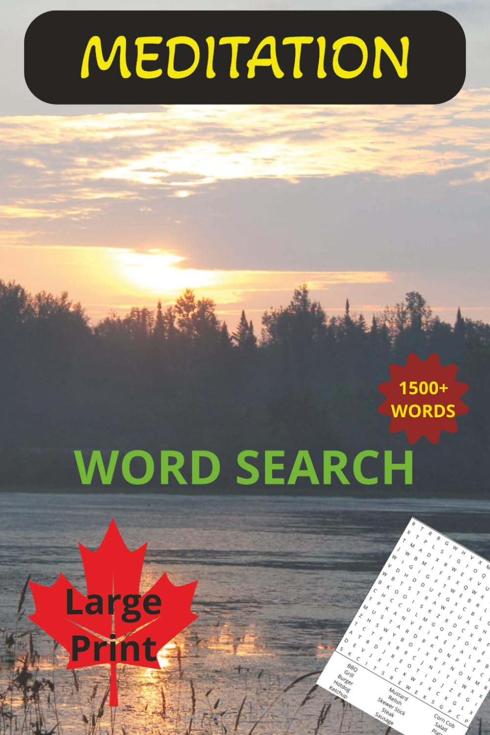 Meditation 2 Word Search: Large Print