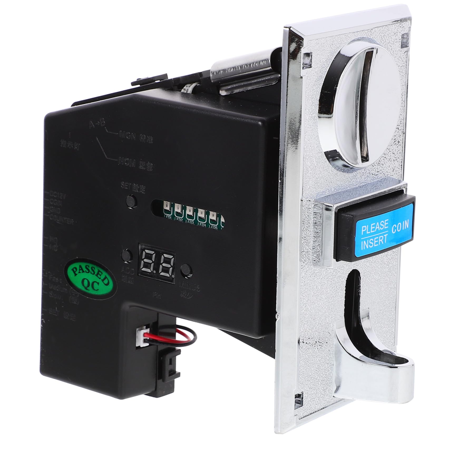 Selector Electrónico de Monedas Múltiples para Lavadora Reconocimiento Preciso y Diámetro de 15-29mm para Aplicaciones de Vending y Juegos
