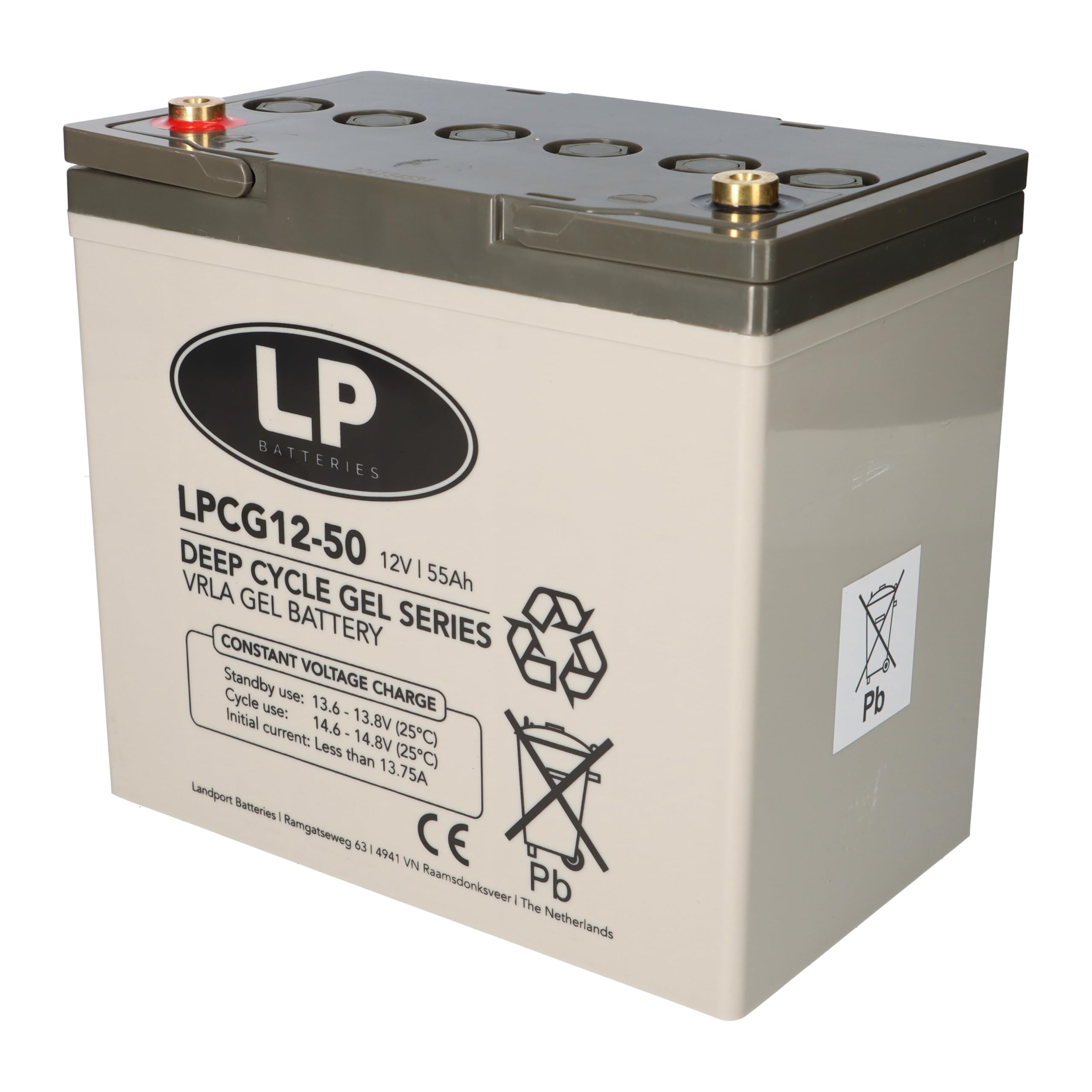 Lot de 2 batteries gel plomb 12 V 50 Ah compatibles avec fauteuil roulant, E-Mobil pour personnes âgées, etc. - 2 batteries au plomb 12 V 50 Ah - Compatible avec fauteuil roulant - Longue durée de vie