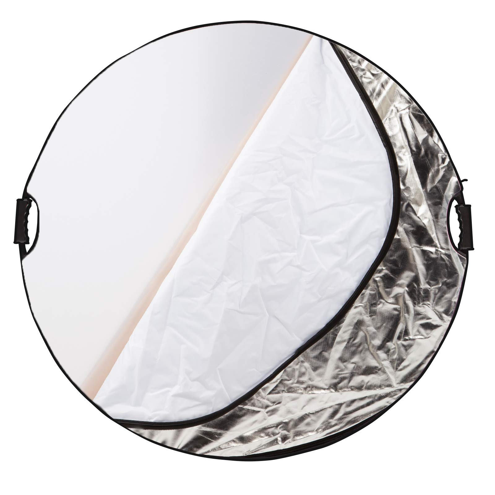 5-en-1 Réflecteur de Lumière Multi-Disque 110cm avec Poignée et Sac de Transport pour Photo Studio Photographie, Réflecteur Pliable