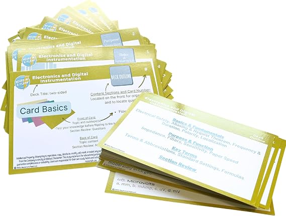 EEG Electronics and Digital Instrumentation Flashcard Deck