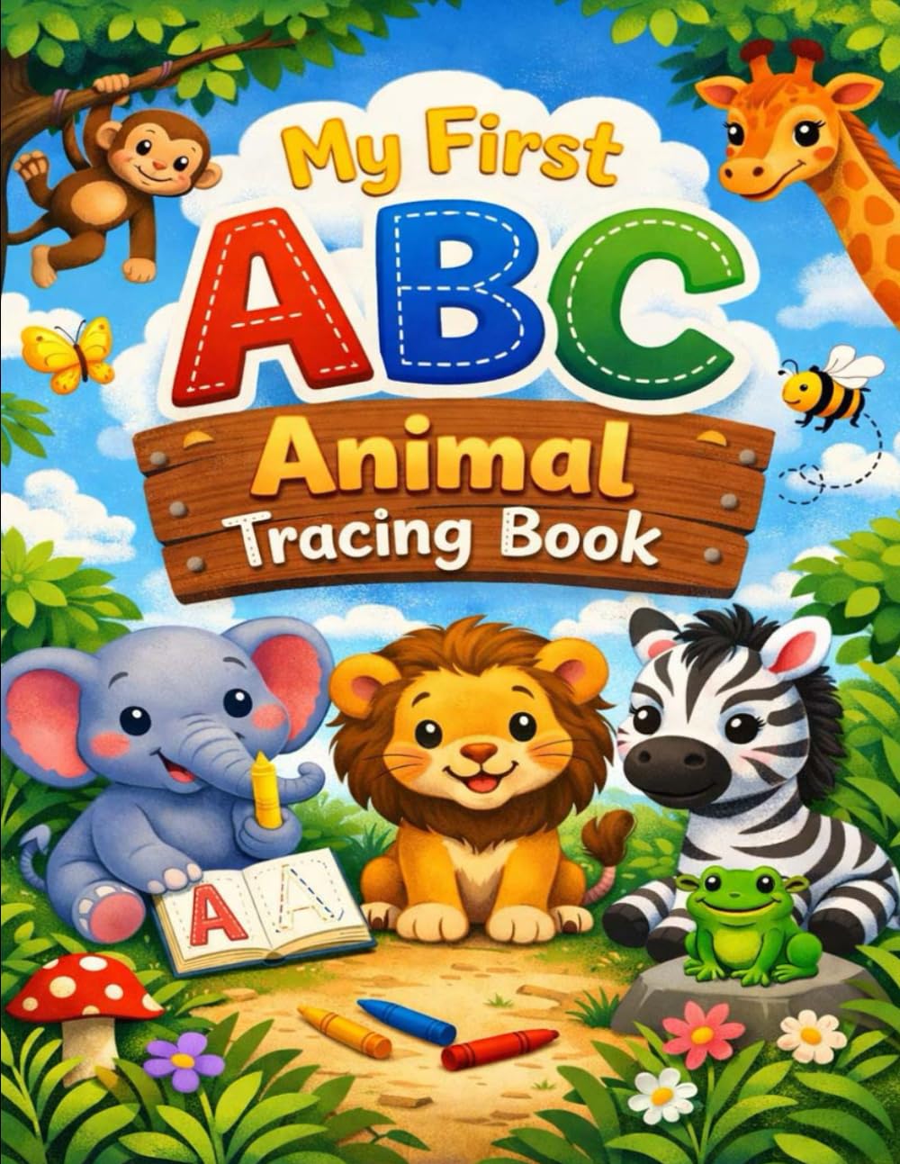 My First ABC Animal Tracing Book