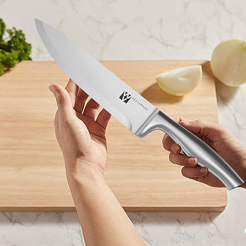 Miniatura 4 de Juego de cuchillos de 14 piezas con bloque, juego de cuchillos de primera calidad para cocina, juego de bloques de cuchillos de acero inoxidable con