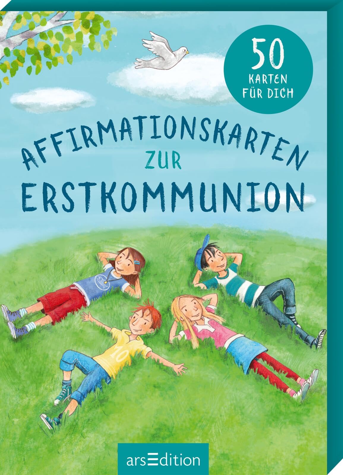 Arsedition Gmbh Mädchen Affirmationskarten Zur Erstkommunion: 50 Karten Für Dich | Erstkommunionsgeschenk Für Und Jungen | Bestärkende Worte Und Botschaften Rund Um Christliche Werte Und Den Glauben