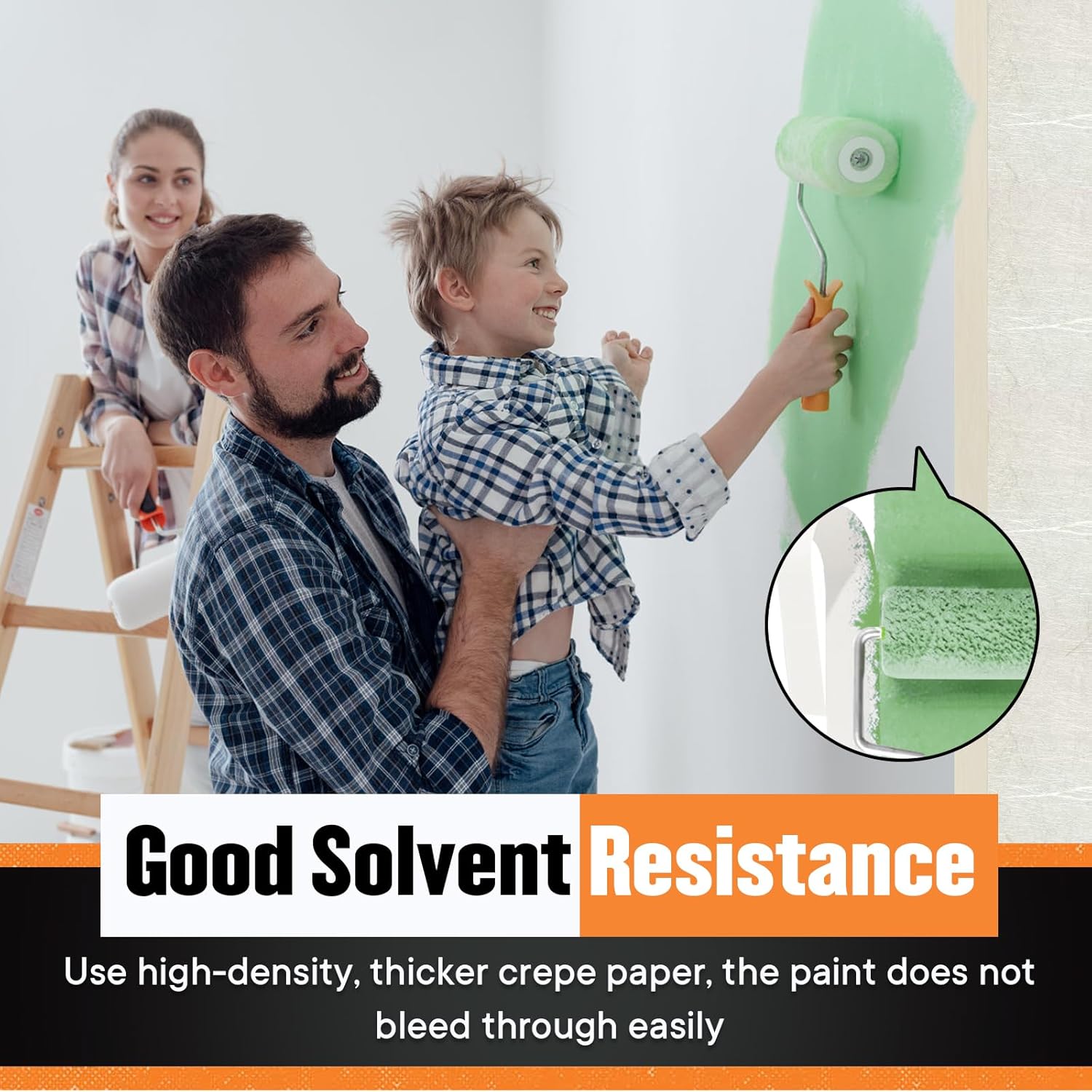 Ultimate Home Essentials Bundle Masking Tape 0.94 Inch Wide 9 Rolls, Silver Grey Duct Tape 3 Roll and Lint Rollers for Pet Hair Extra Sticky 5 Packs Bundle