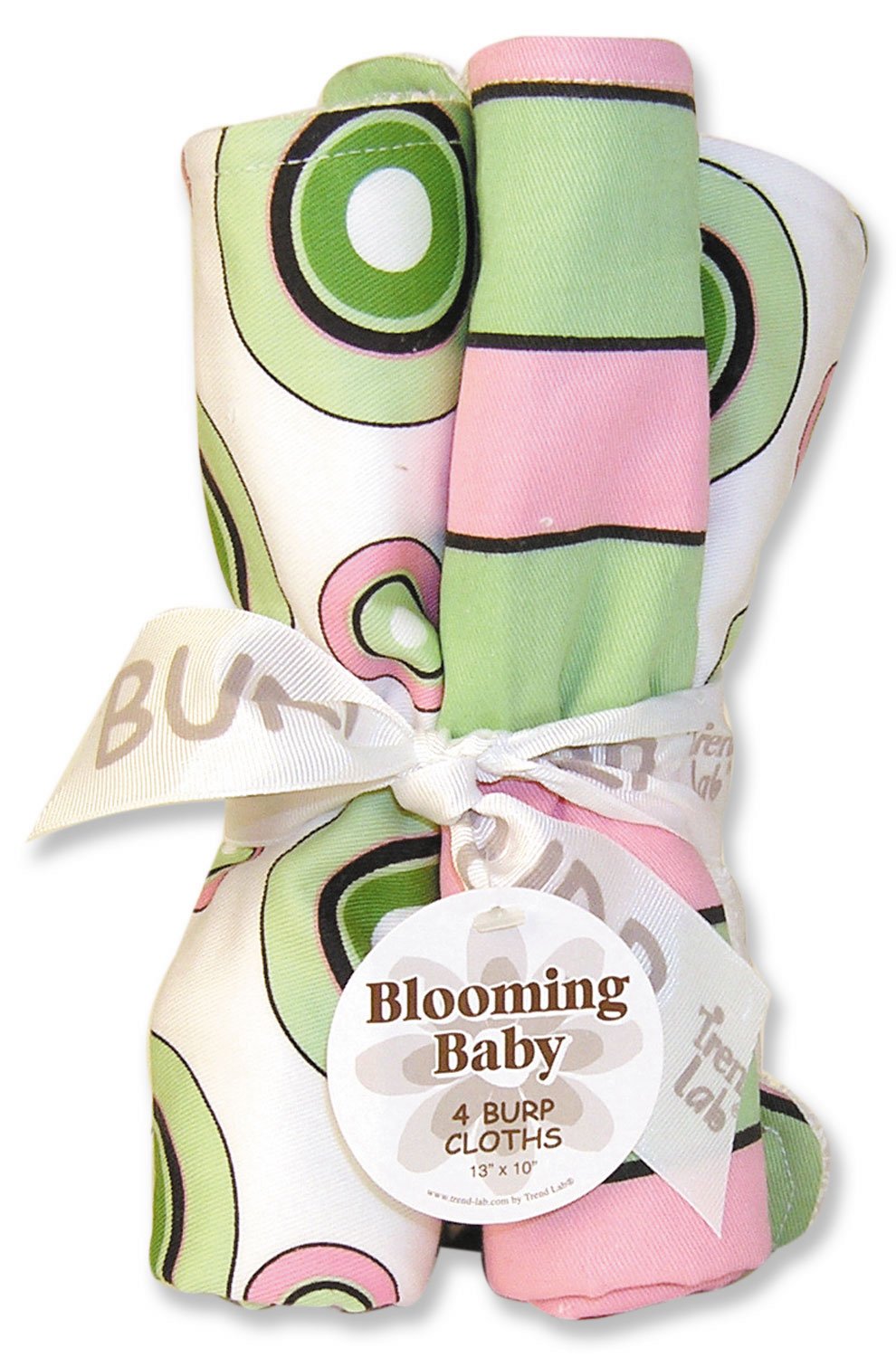 Blooming Bouquet 4pack Burp Cloth Set Pixie Stix Baby