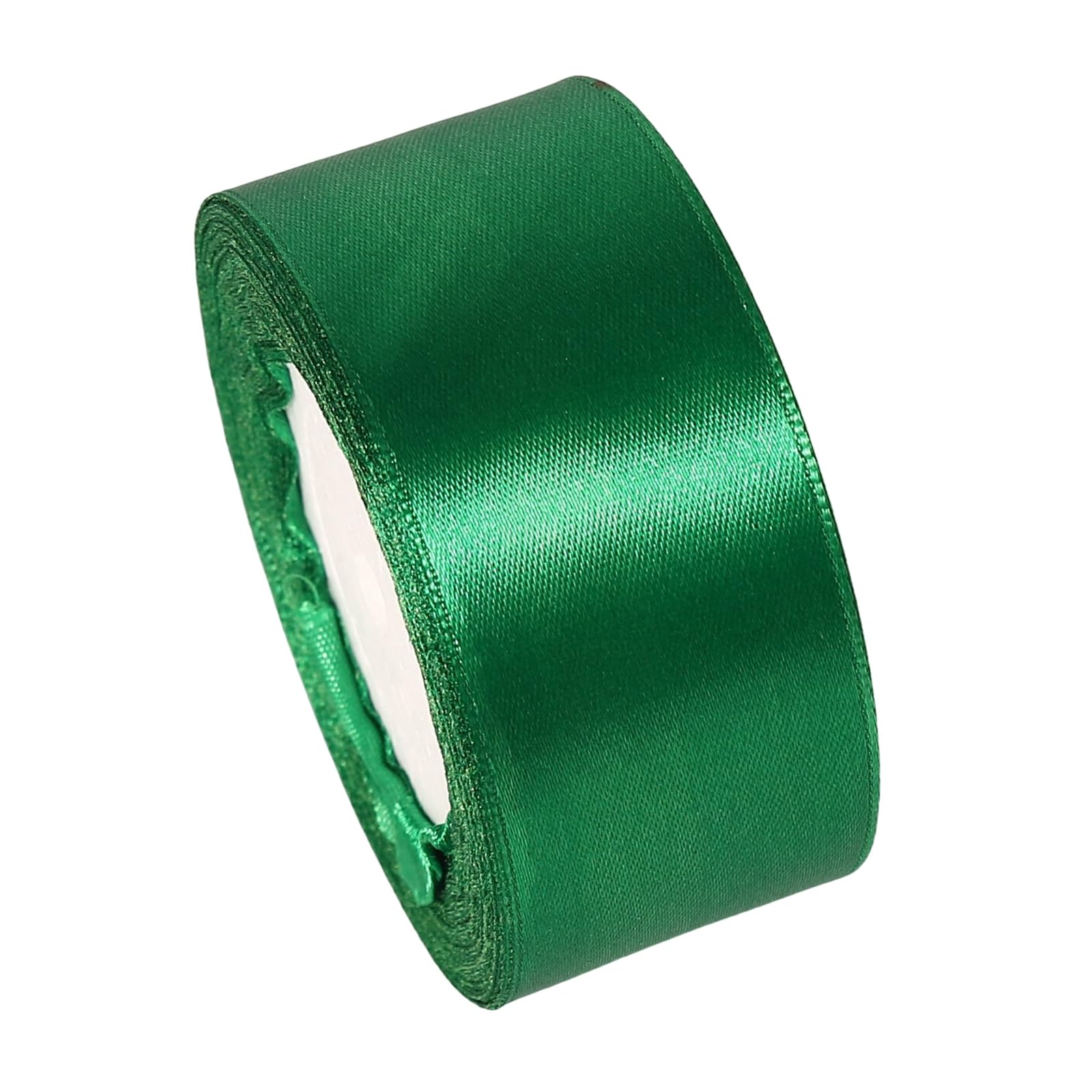 Dishaur 40mm Green Satin Ribbon for Gift Wrapping 22M Fabric Ribbon for Crafting Sewing, Christmas, Hair Bows and Cake Decoration - Image 3