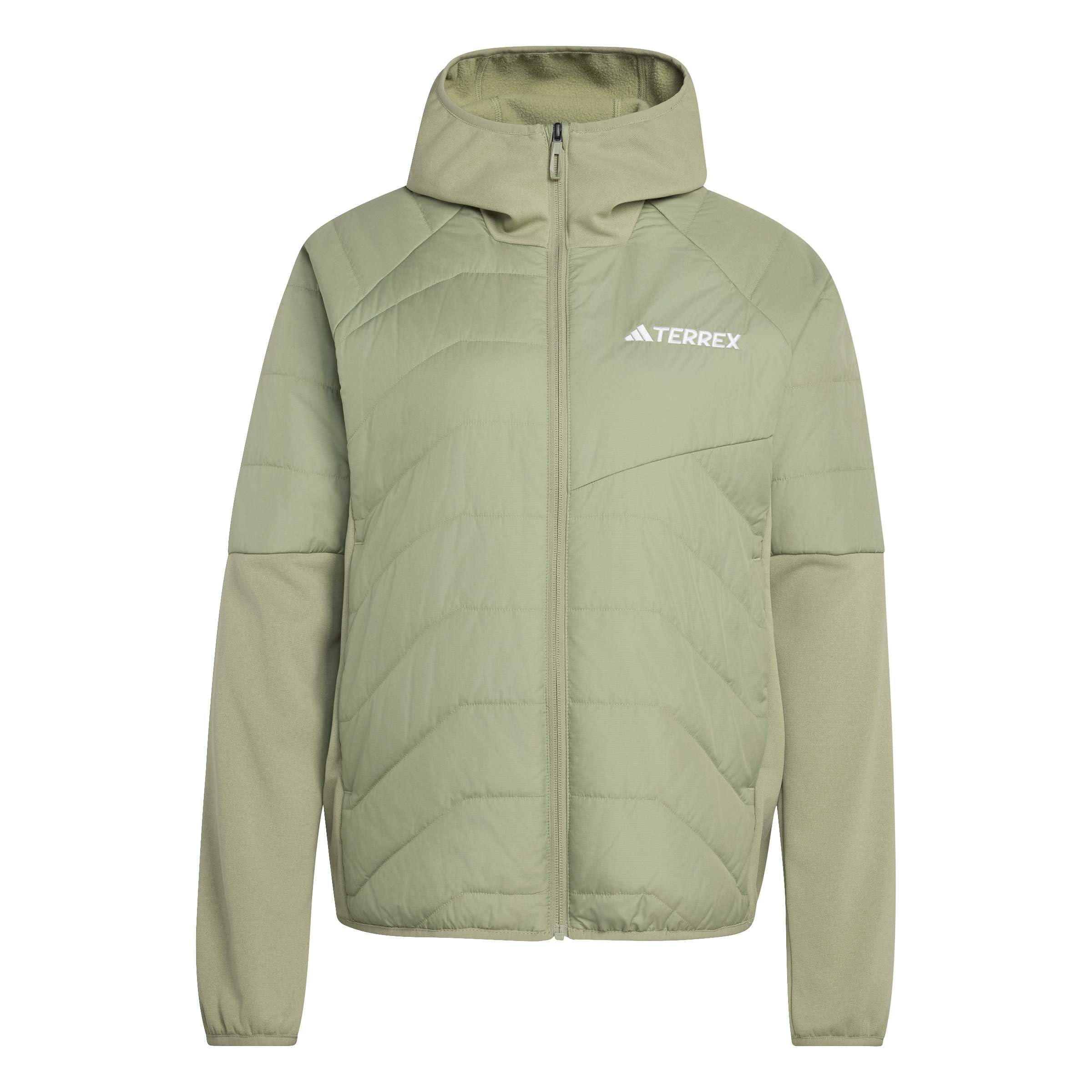 Chaqueta híbrida aislante adidas Terrex Multi de mujer con capucha: protégete del frío extremo 8