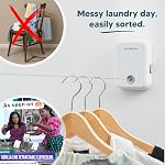 GorillaLine - Fil à linge rétractable pour intérieur et extérieur - Fil à linge robuste pour le séchage - Séchoir mural - Séchage à l'air des vêtements