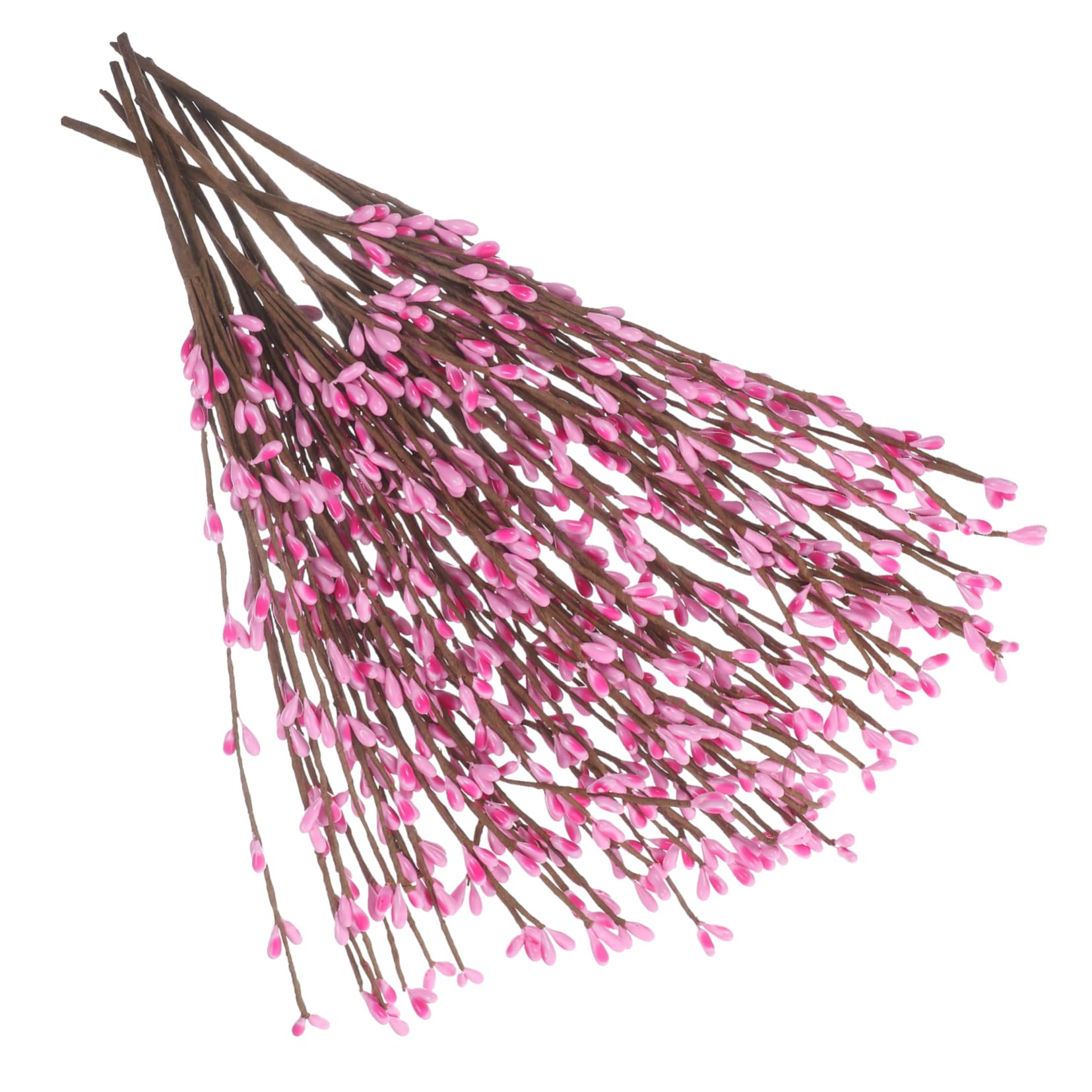 Cabilock 10 Pezzi Steli di Bacche Decorative Rosa per Composizioni Floreali