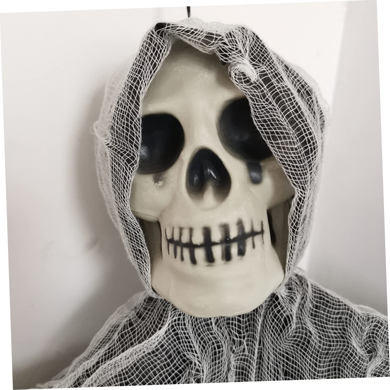 Ciieeo 3 Pezzi Dolcetto O Scherzetto Halloween Fantasmi Appesi Teschio Scheletro Puntelli Fantasma Silenzioso Nero Per Decorazioni Per Finestre Esterne