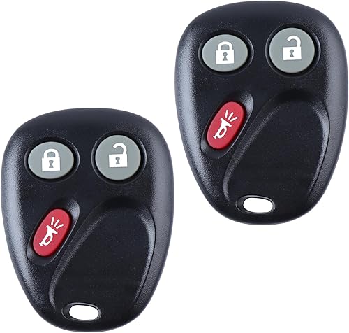 Repuesto para llave de automóvil Chevrolet Tahoe Avalanche Silverado Suburban 2003-2006 sin llave que utiliza 3 botones FCCID LHJ011-2 unidades