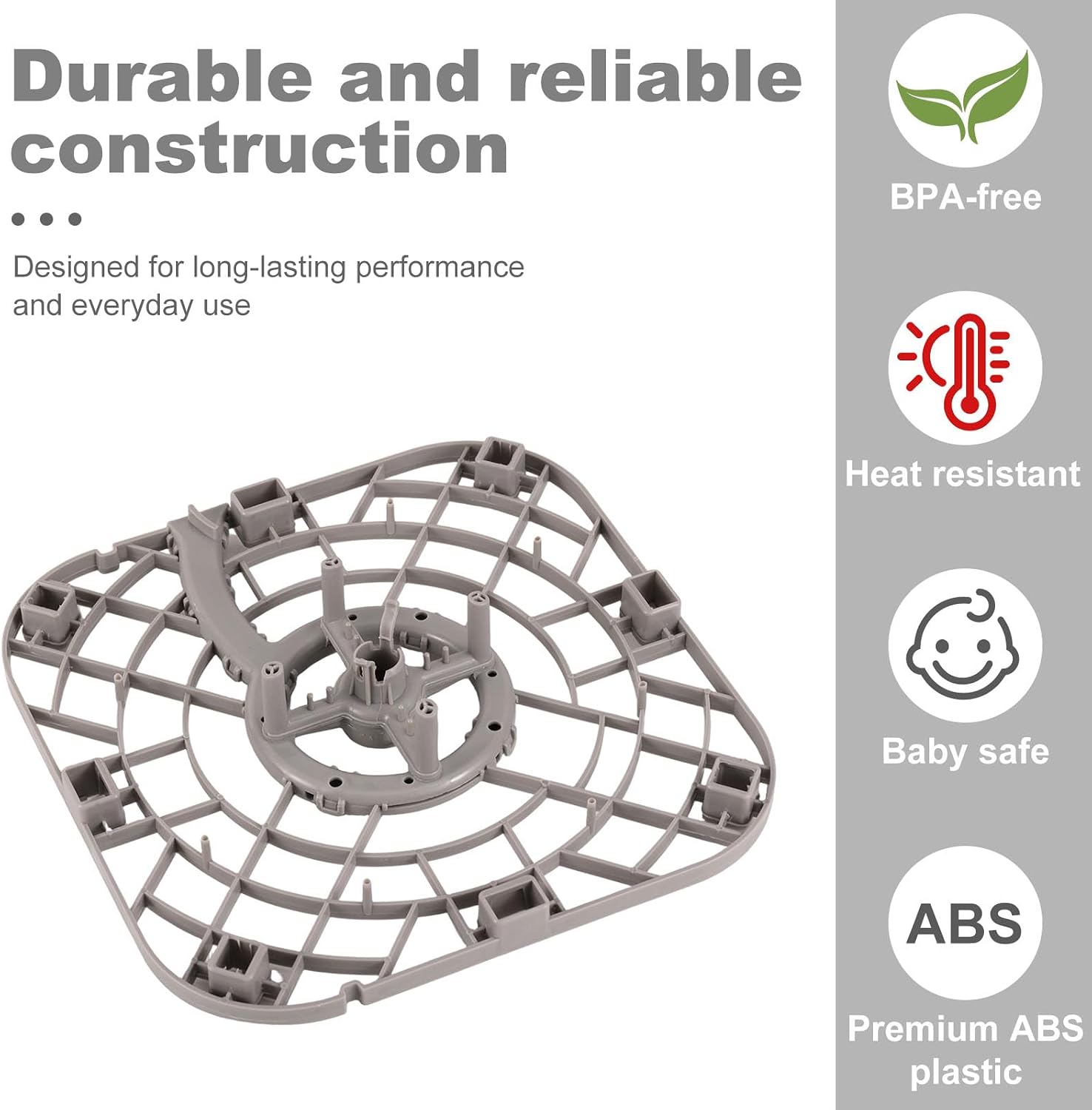 Replacement Base Tray Compatible with Momcozy Bottle Washer, Including Filter Element Durable Baby Bottle Washer Accessories & Parts for Momcozy KleanPal Pro