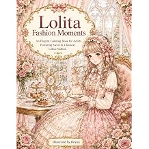 Lolita Fashion Moments An Elegant Coloring Book for Adults Featuring Sweet & Classical Lolita Fashion