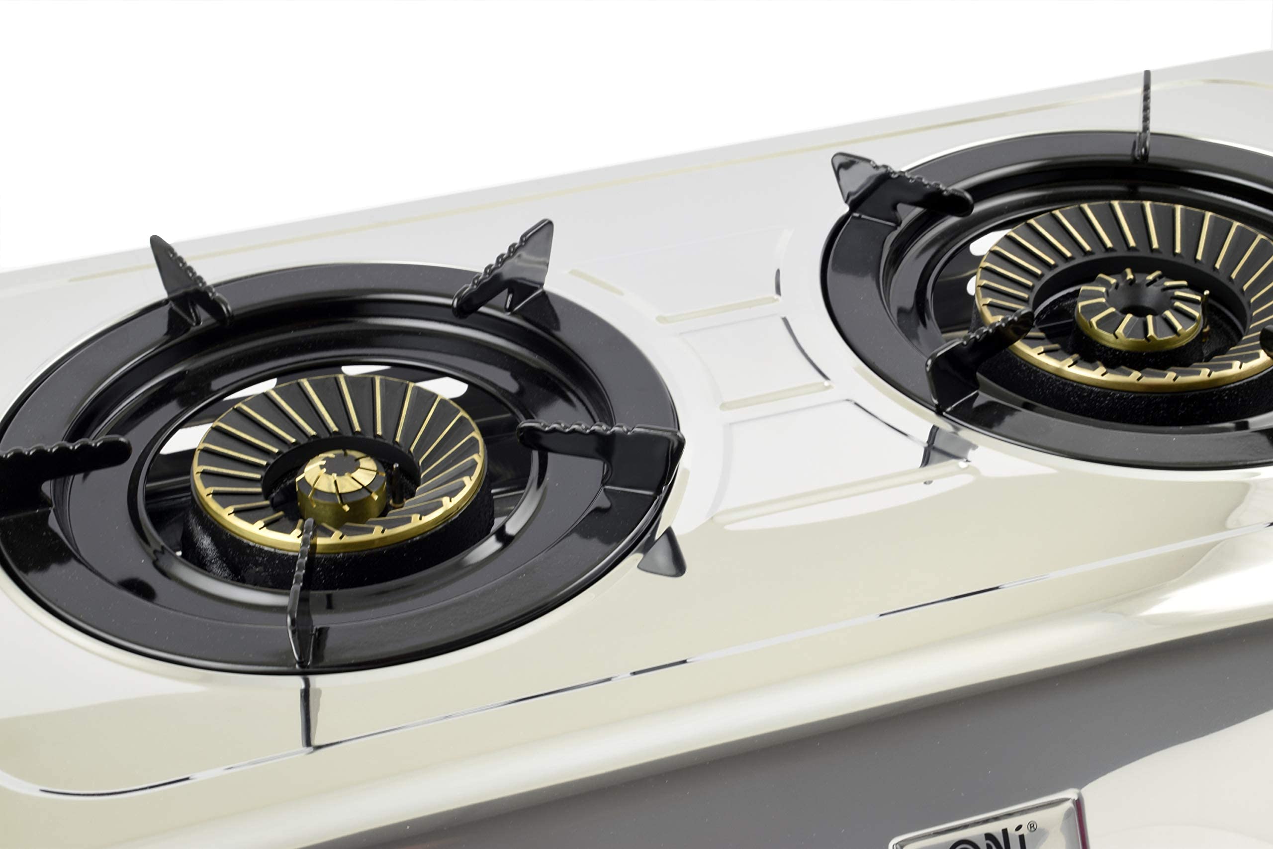 NJ Réchaud Gaz Portable Double Cuisinière Inox 60cm NJ-60SD - Intérieur
