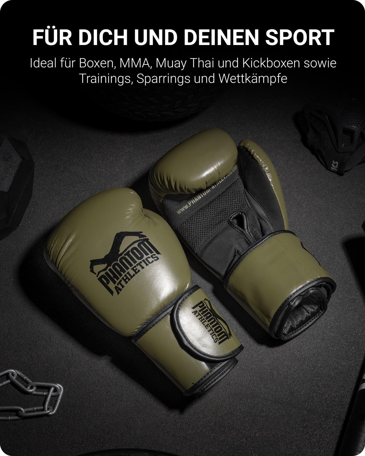 Phantom Elite ATF | 10-16 oz | Guanti professionali da boxe per arti marziali, allenamento e competizione, MMA, Kickboxing, Muay Thai