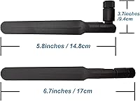 Vista 4 de Antena 4G LTE 9dbi 698-2700MHZ 3G 4G LTE Antena universal omni direccional de banda ancha con SMA macho