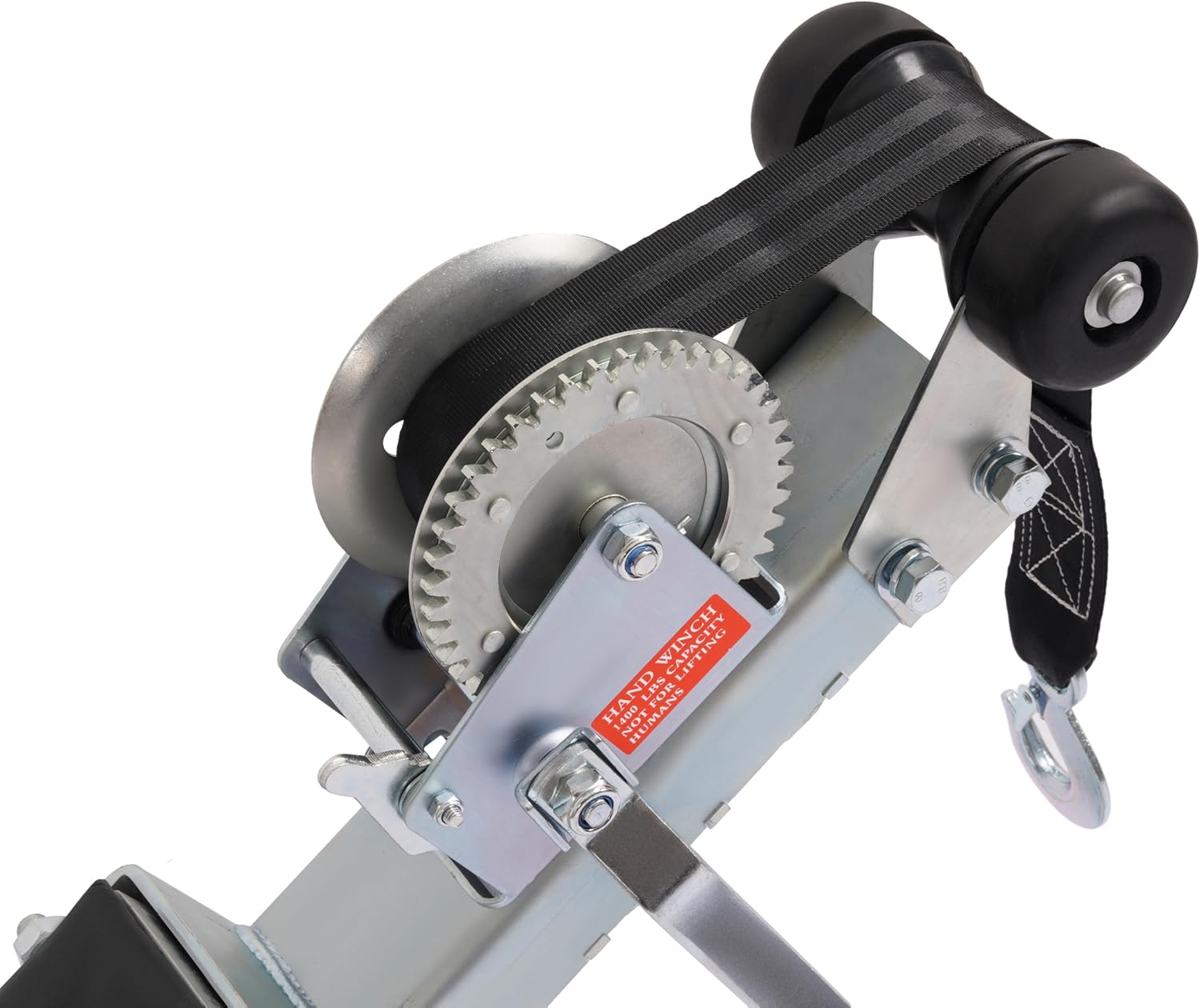 WUTIST Universial Winch Stand Steel+Rubber Galvanized Silvery+Black