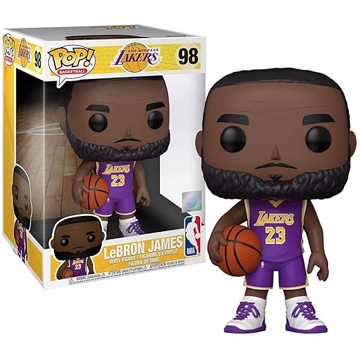 En Oferta Funko Pop Nba: Lakers - 10&Quot; Lebron James(Purple Jersey)