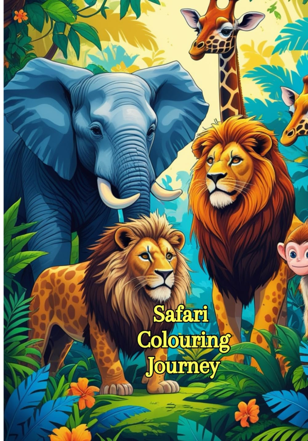 Safari Wonders: A Colouring Adventure