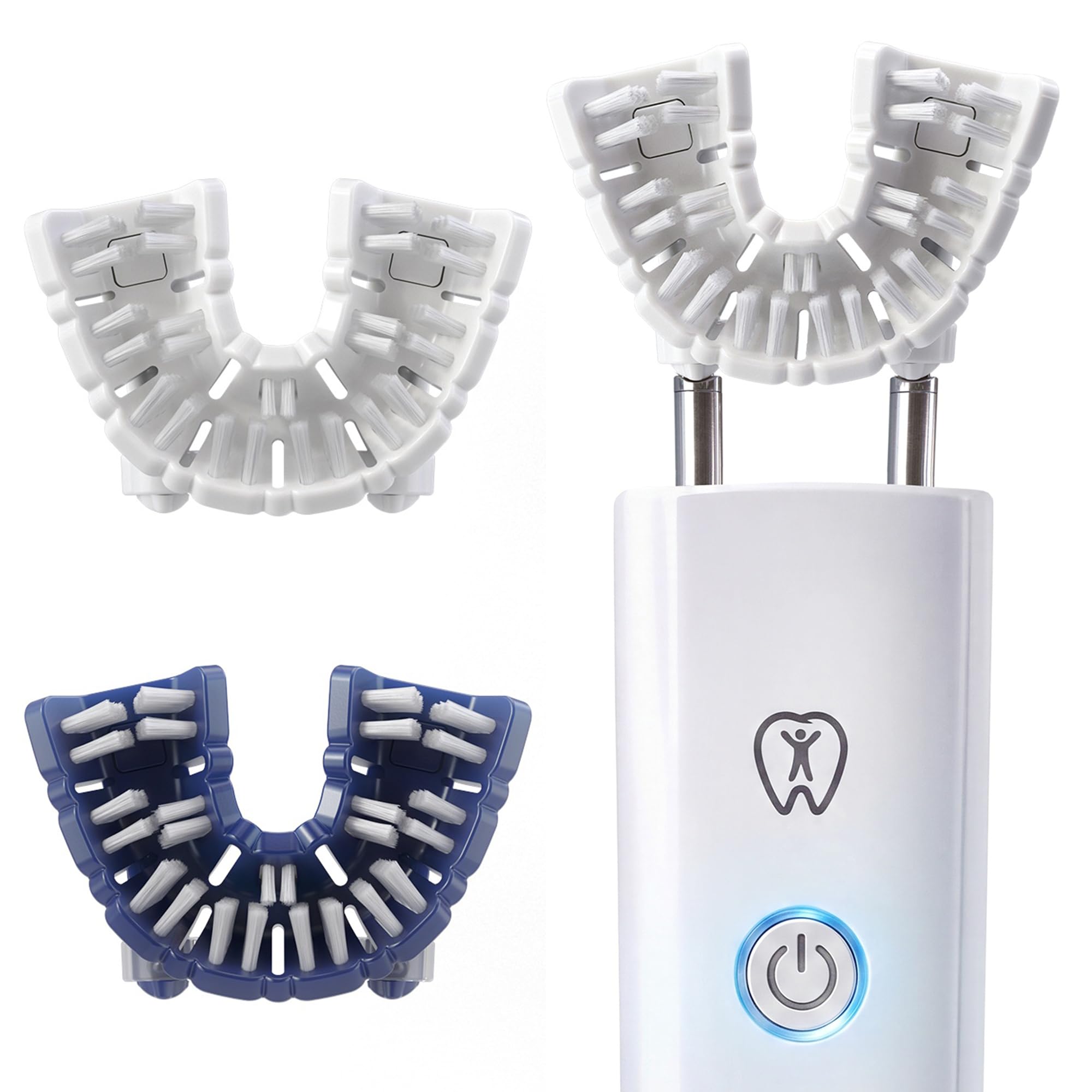 Brosse à dents électrique pour enfants (brosse à dents électrique + 2 têtes de brosse)