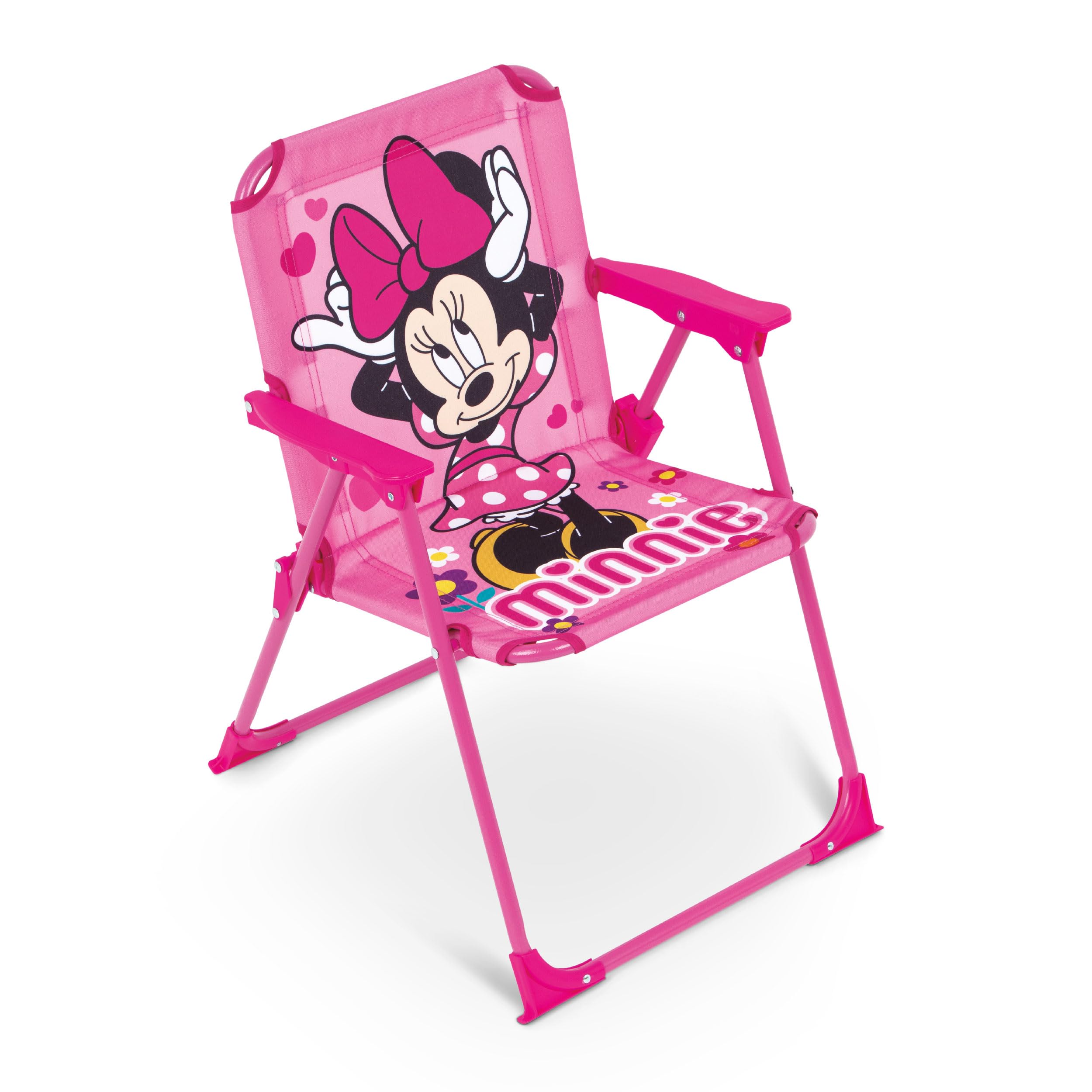 ARDITEX Disney Mickey Mouse Klappstuhl mit Armlehnen – 38 x 32 x 53 cm – geeignet für Garten, Camping, Strand oder Berge – ideal für Kinder.