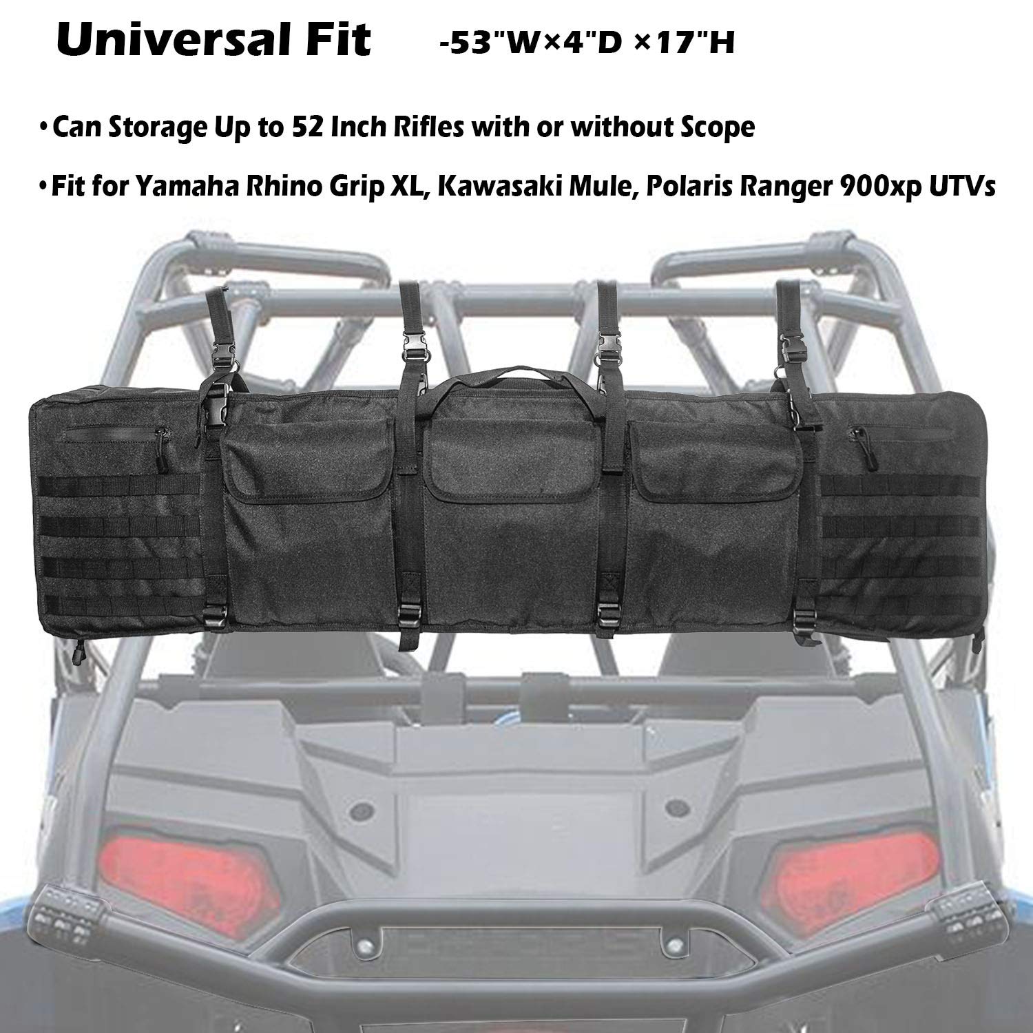 Rifle Case Soft ShotGun Bags for UTV Gun Rack Storage, Waterproof Dust