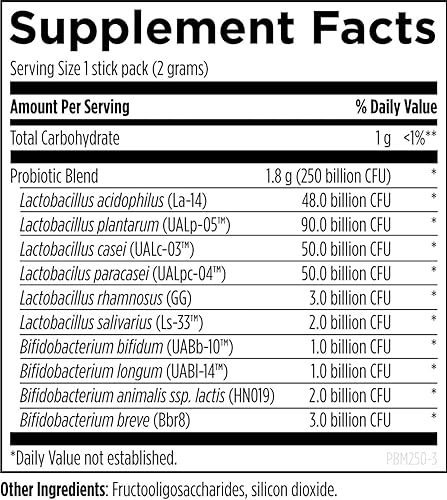 Miniatura 3 de designs for health ProbioMed 250 Probióticos  Suplemento probiótico estable de 250 mil millones de UFC para adultos  10 cepas para la salud