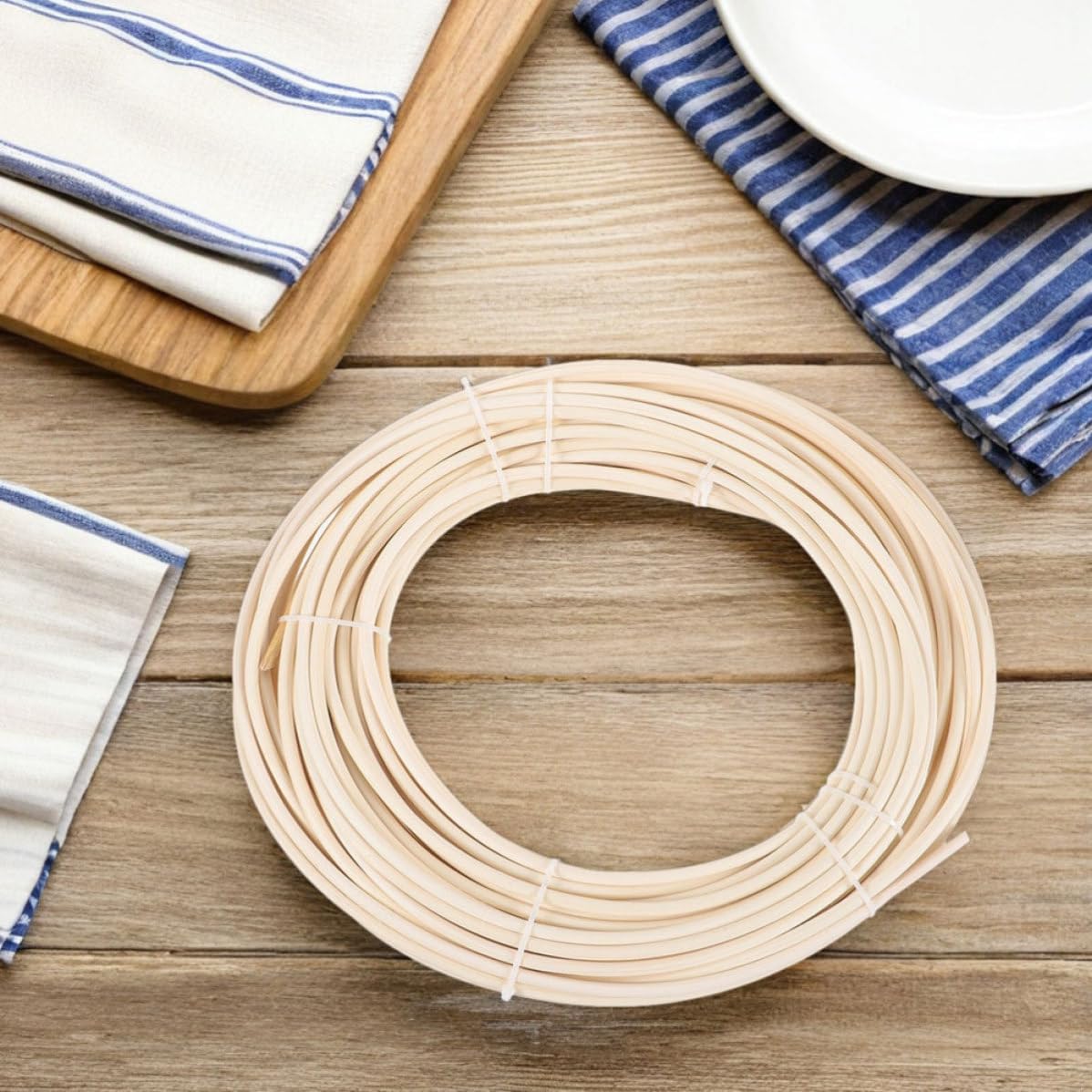 3 Rolls Rattan Basket Weaving Material for Chair Making 250g