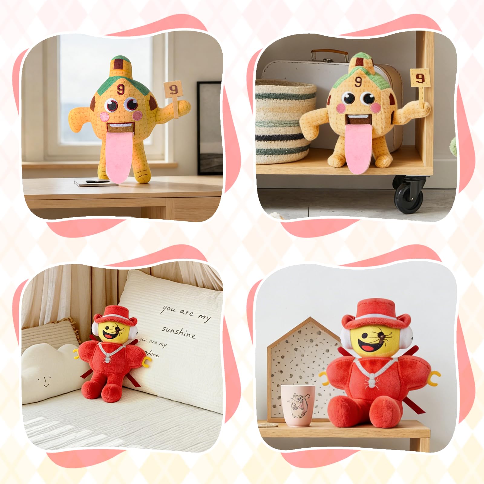 Steal a Brainrot Plush, Adorable 67 Plush Toy Figure Plushies, Italian Strawberry Elephant Brainrot Plush - Image 3