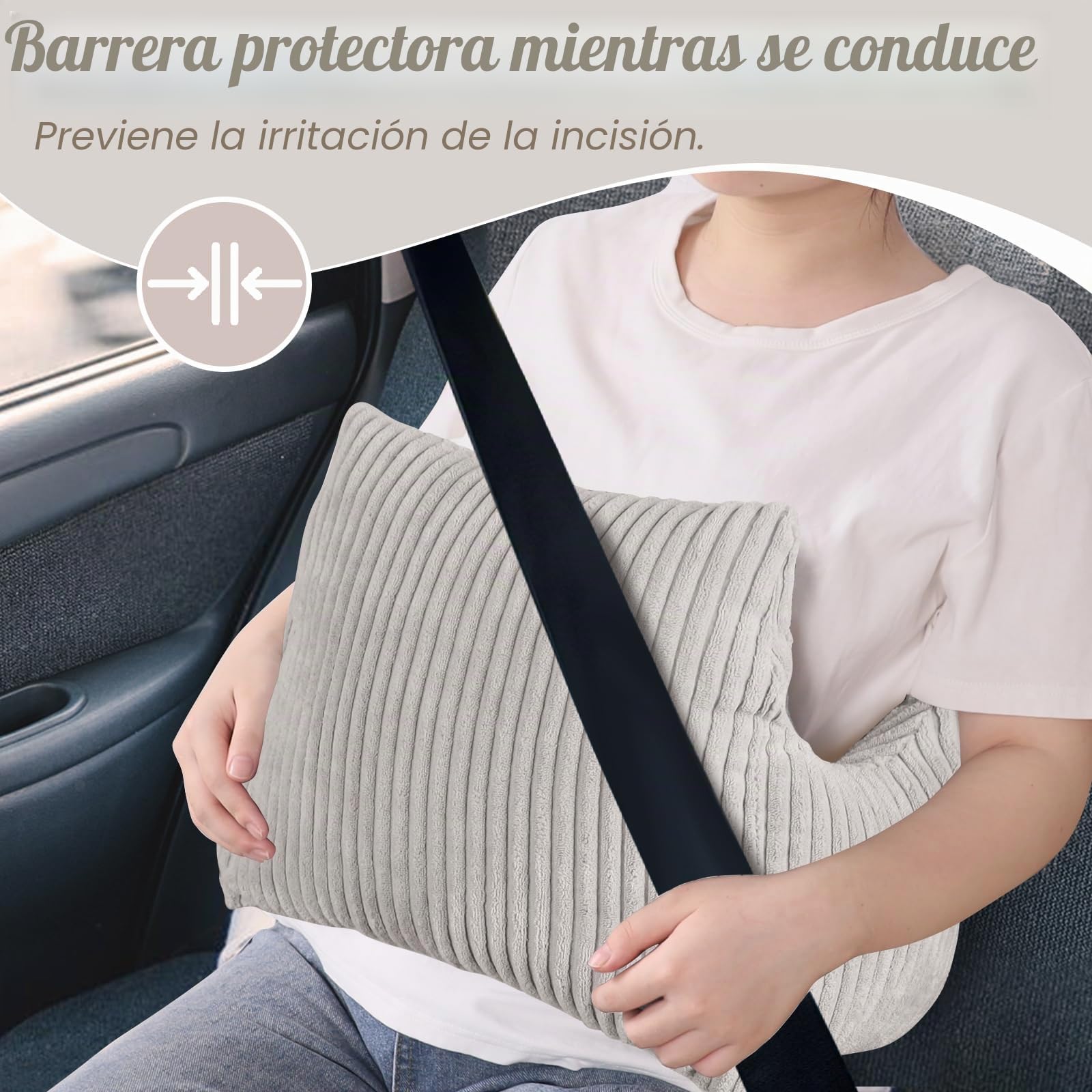 Almohada de recuperación para histerectomía RoamReady, cojín postoperatorio para abdomen, cesárea, abdominoplastia, tumorectomía, miomectomía, pacientes imprescindibles, almohada abdominal con