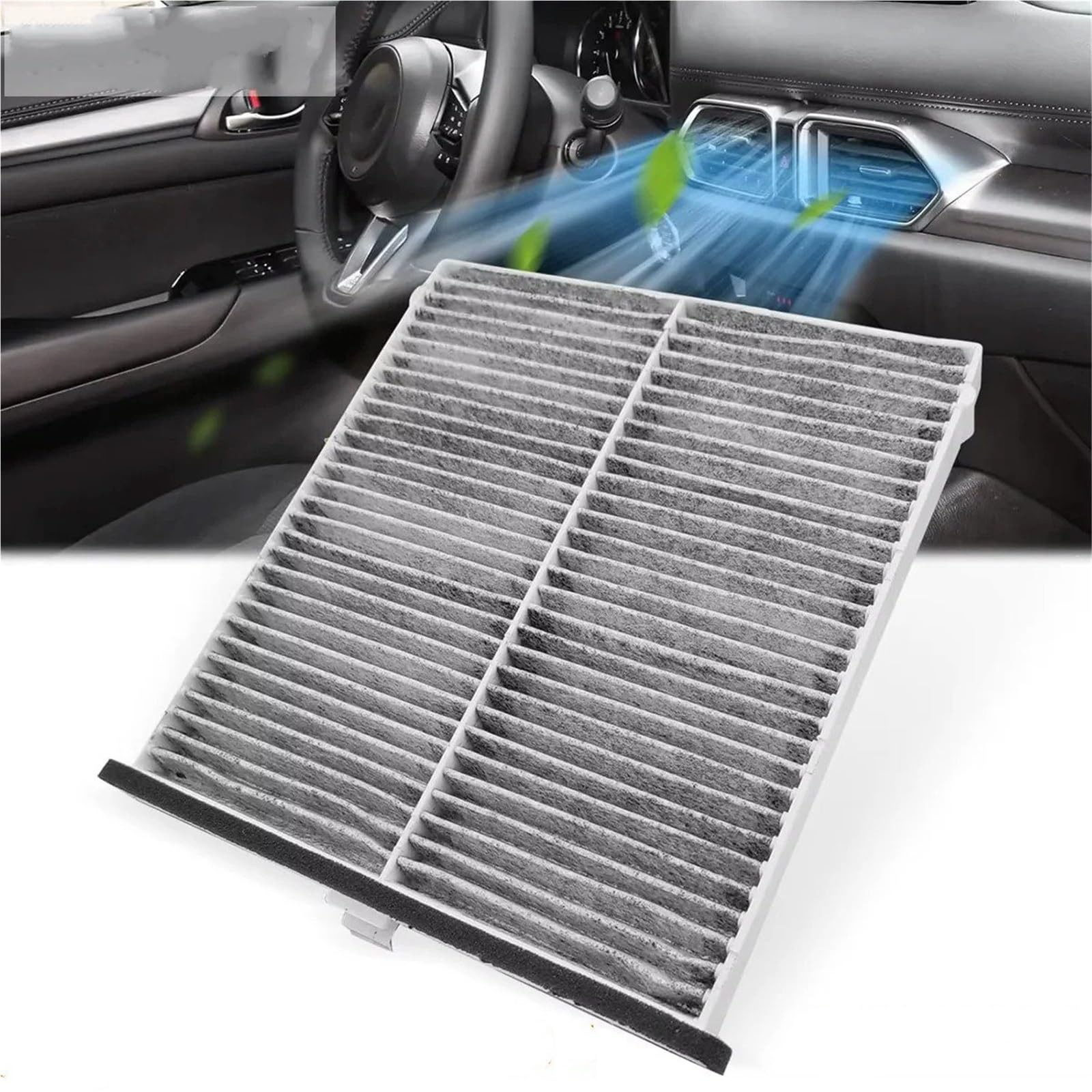 Filtro Habitáculo Para Mazda 3 Para Para Sport Para 6 Para Para Cx-5 1/2 Uds Filtro Aire Cabina Marco Carbón Activado Automotriz CF11811