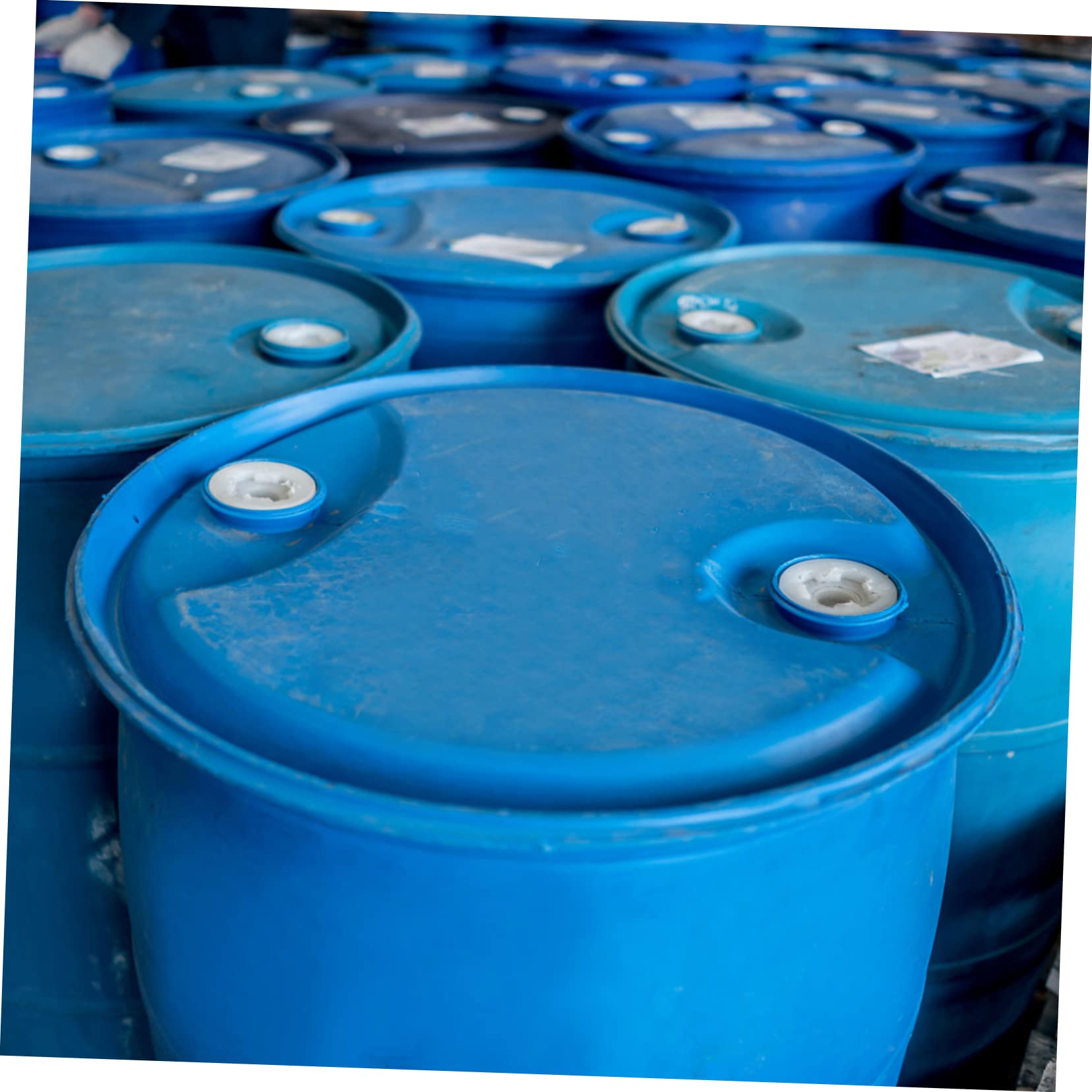 KICHOUSE 4pcs Cover Drum Seal Cap Knock Out Drum Lid Barrel Cap Oil Drum Cap Industry Drum Lid Oil Drum Lid Drum Bung Caps Poly Drum Lid Drum Bung Topper Gas Tank Lid Plastic White