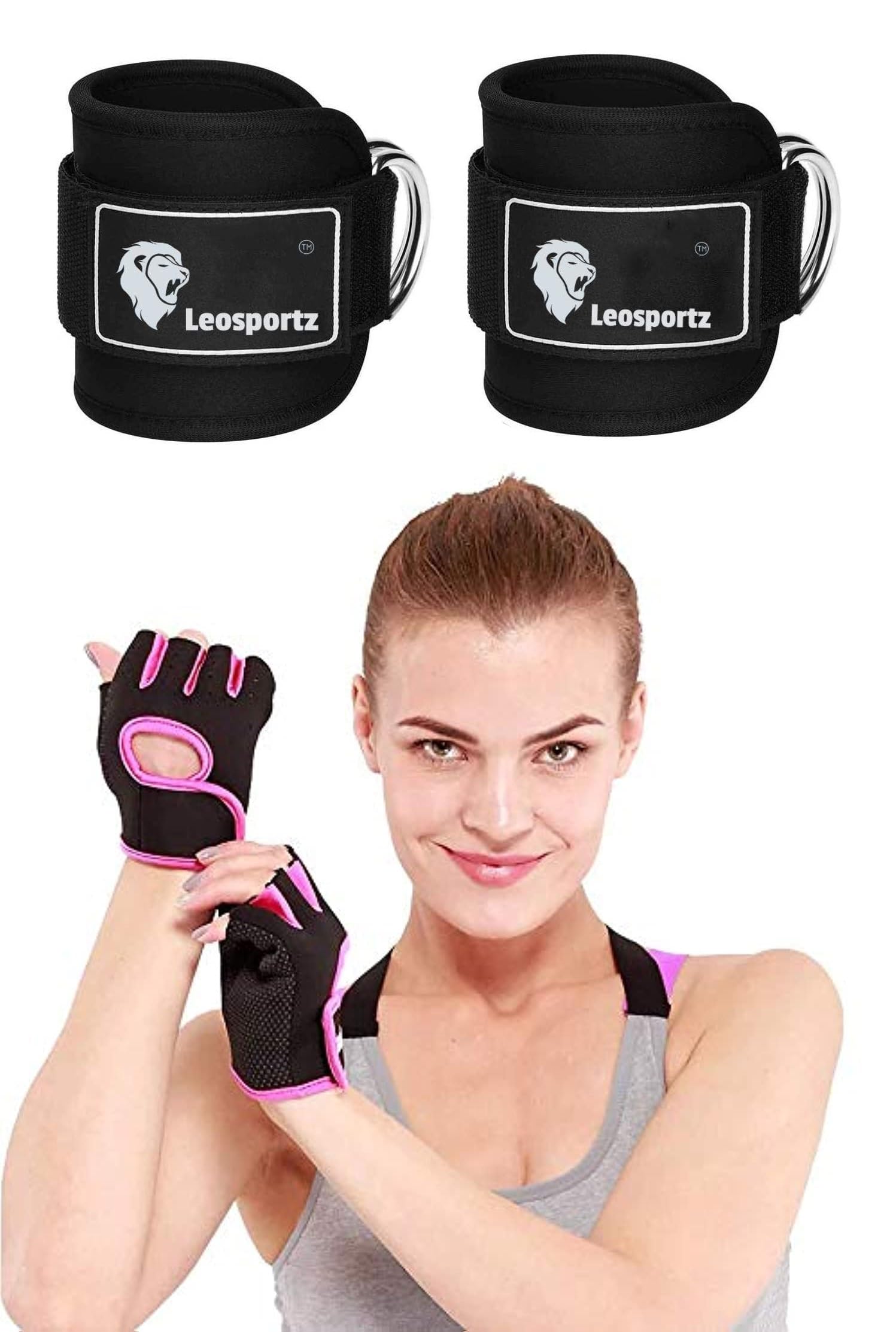 serveuttam Weight Lifting Gloves for Gym Workout, Crossfit, Weightlifting, Fitness & Cross Training - The Best for Men & Women (Gloves with Ankle Strap)