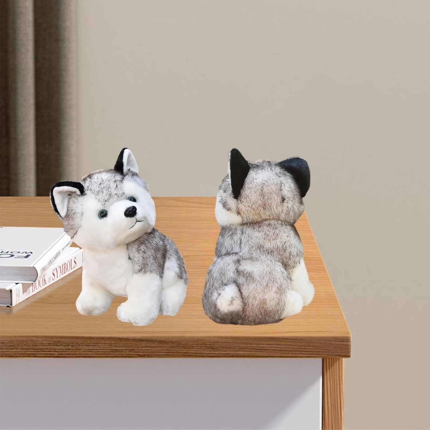 CHELEI2019 2PCS 7.9" Husky Stuffed Animal Stuffed Husky Dog Plush Toy Gifts for Kids - Image 7